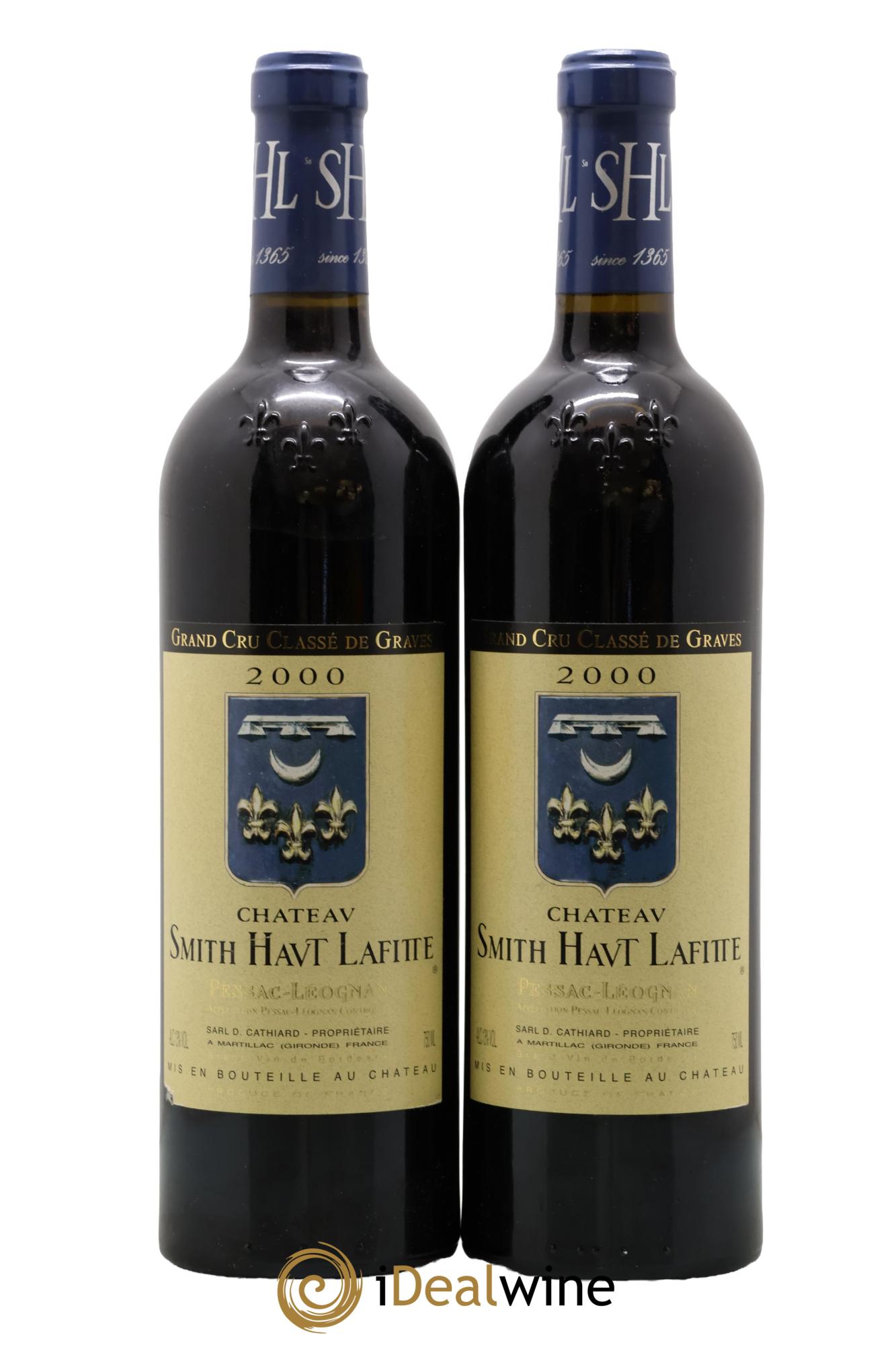 Château Smith Haut Lafitte Cru Classé de Graves 2000 - Lot of 2 bottles - 0
