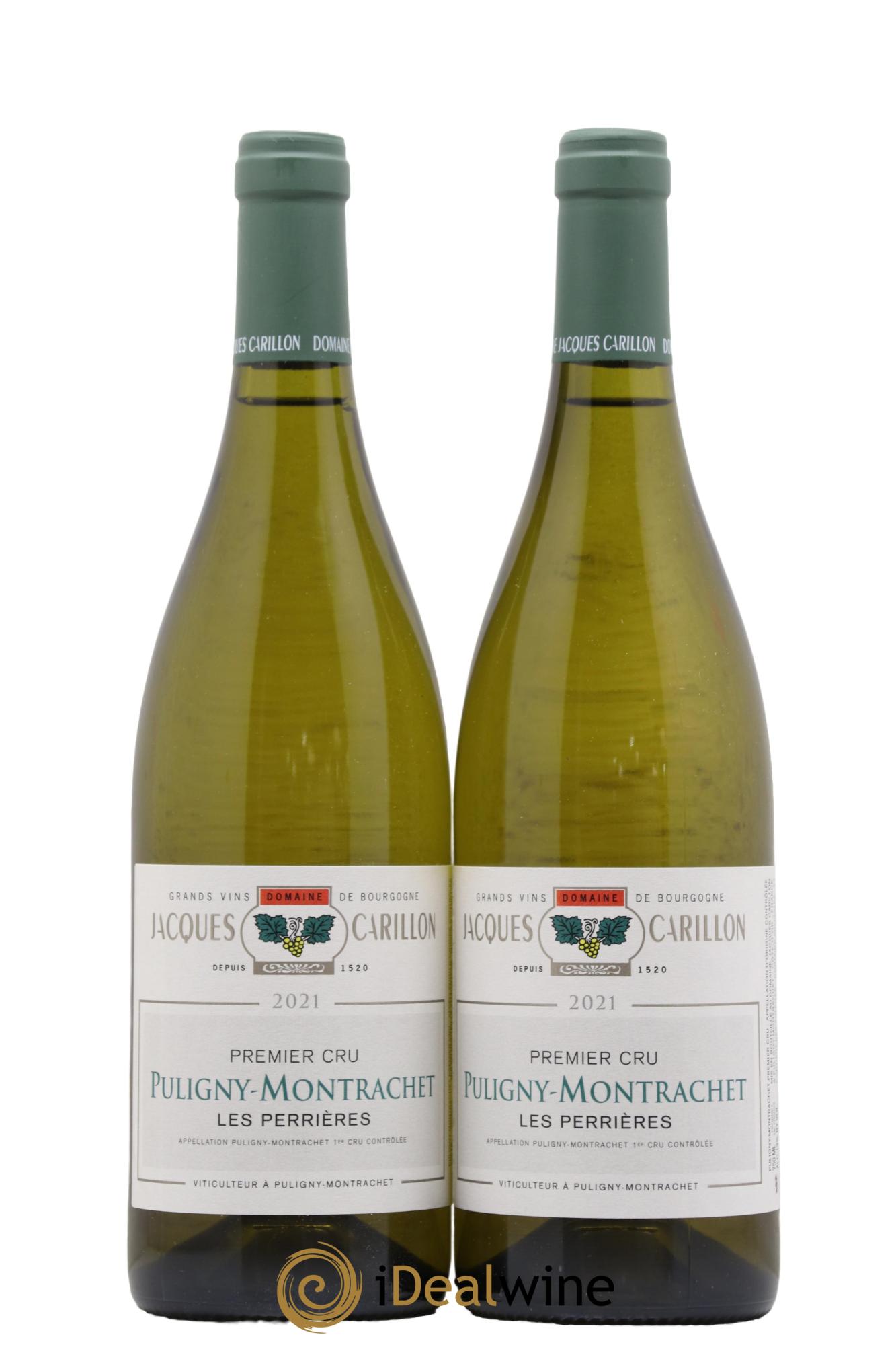 Puligny-Montrachet 1er Cru Les Perrières Jacques Carillon (Domaine) 2021 - Lot de 2 bouteilles - 0