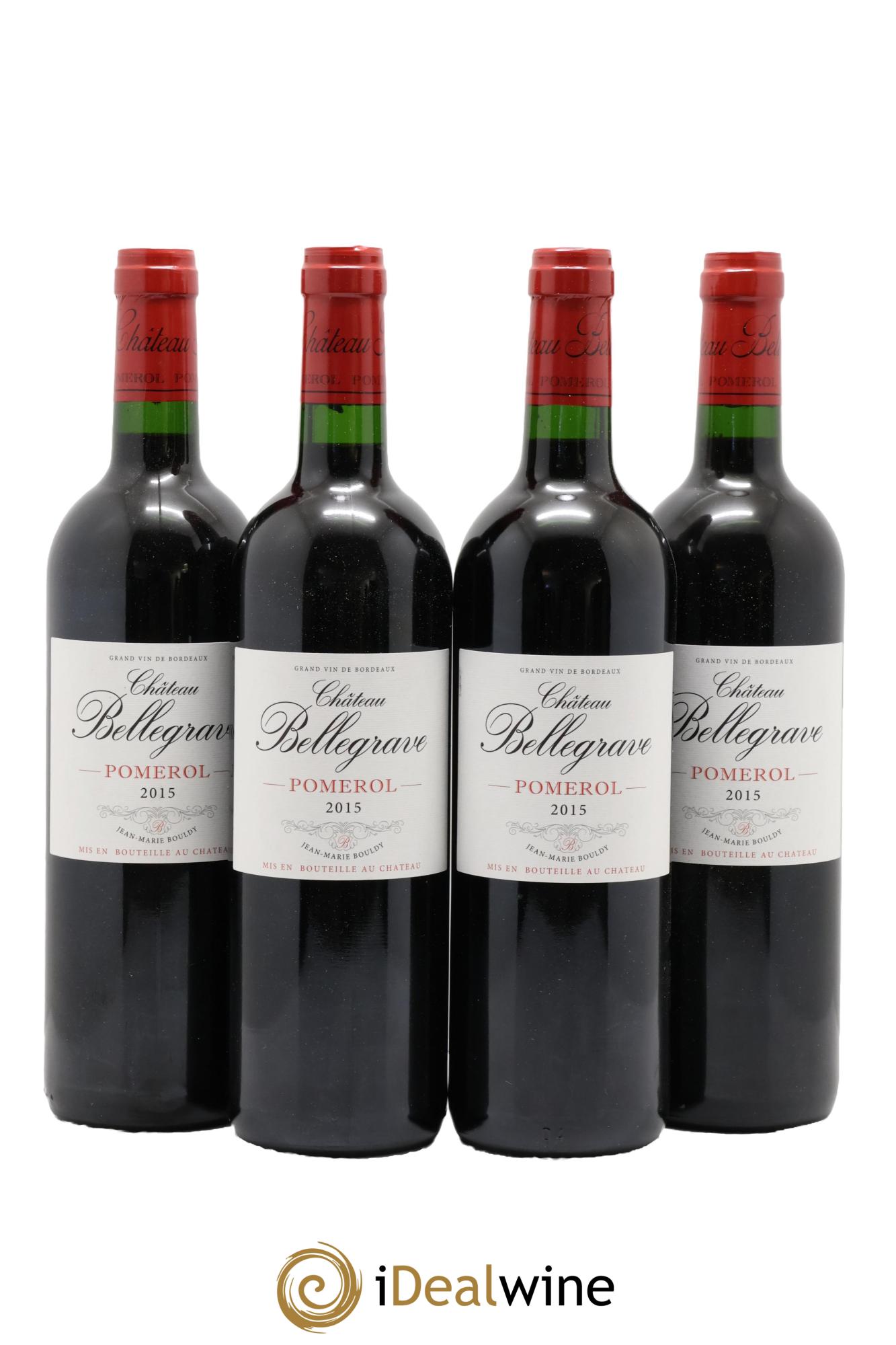Château Bellegrave Cru Bourgeois 2015 - Lot of 4 bottles - 0