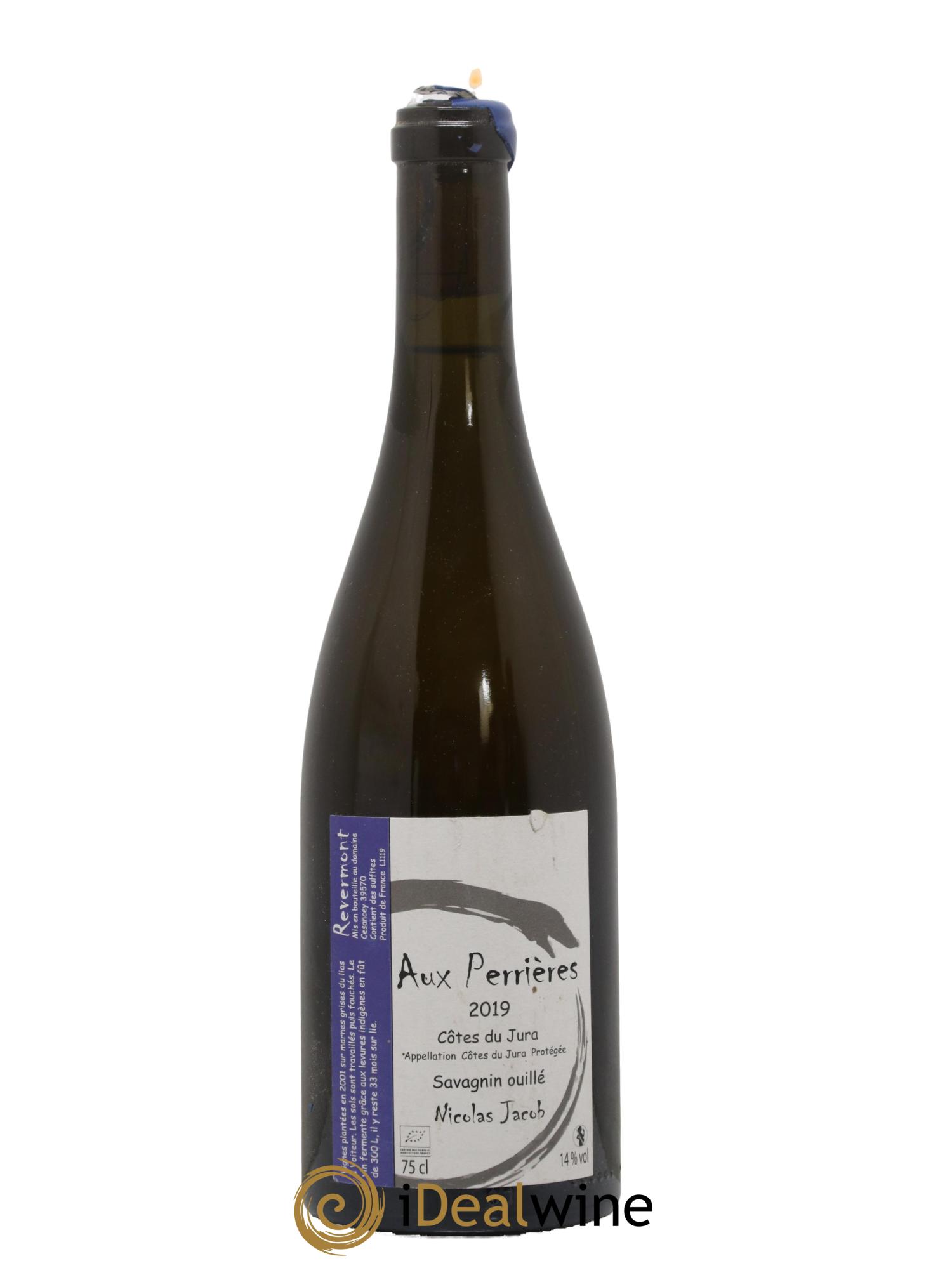 Côtes du Jura Savagnin Aux Perrières Nicolas Jacob 2019 - Lot de 1 bouteille - 0