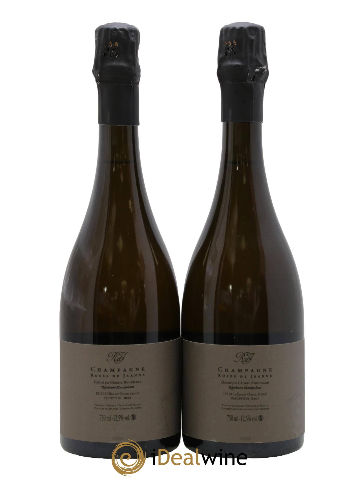 Roses de Jeanne Côte de Val Vilaine Blanc de Noirs Cédric Bouchard 2022 - Posten von 2 Flaschen - 1