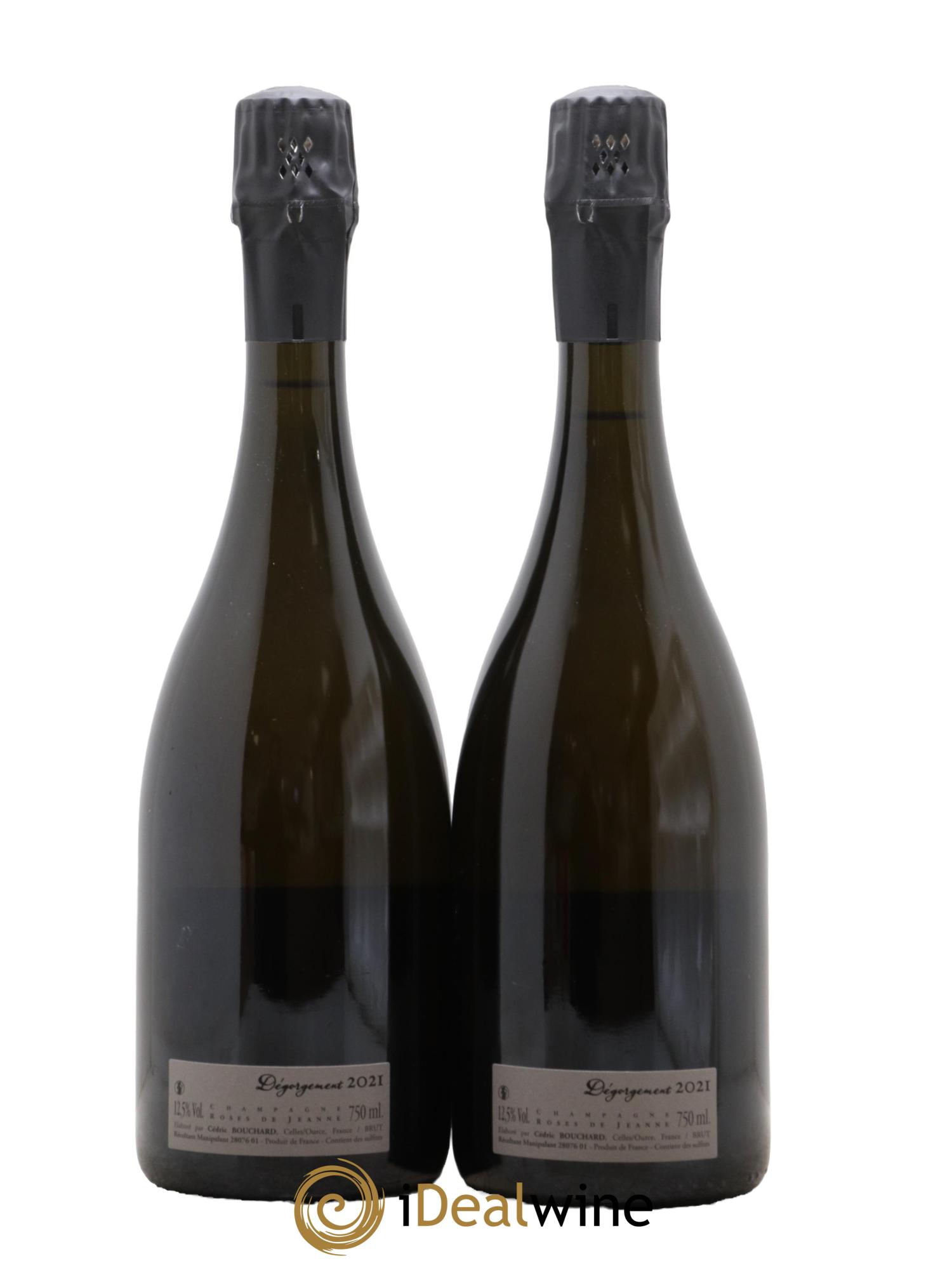 Roses de Jeanne Presle Blanc de Noirs Cédric Bouchard 2017 - Lot de 2 bouteilles - 1