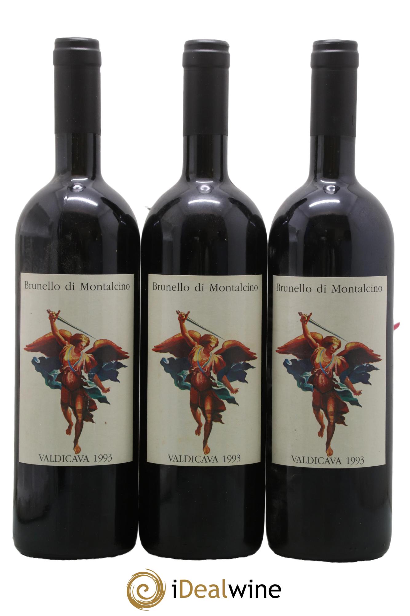 Brunello di Montalcino DOCG Valdicava Vincenzo Abbruzzese 1993 - Lotto di 3 bottiglie - 0