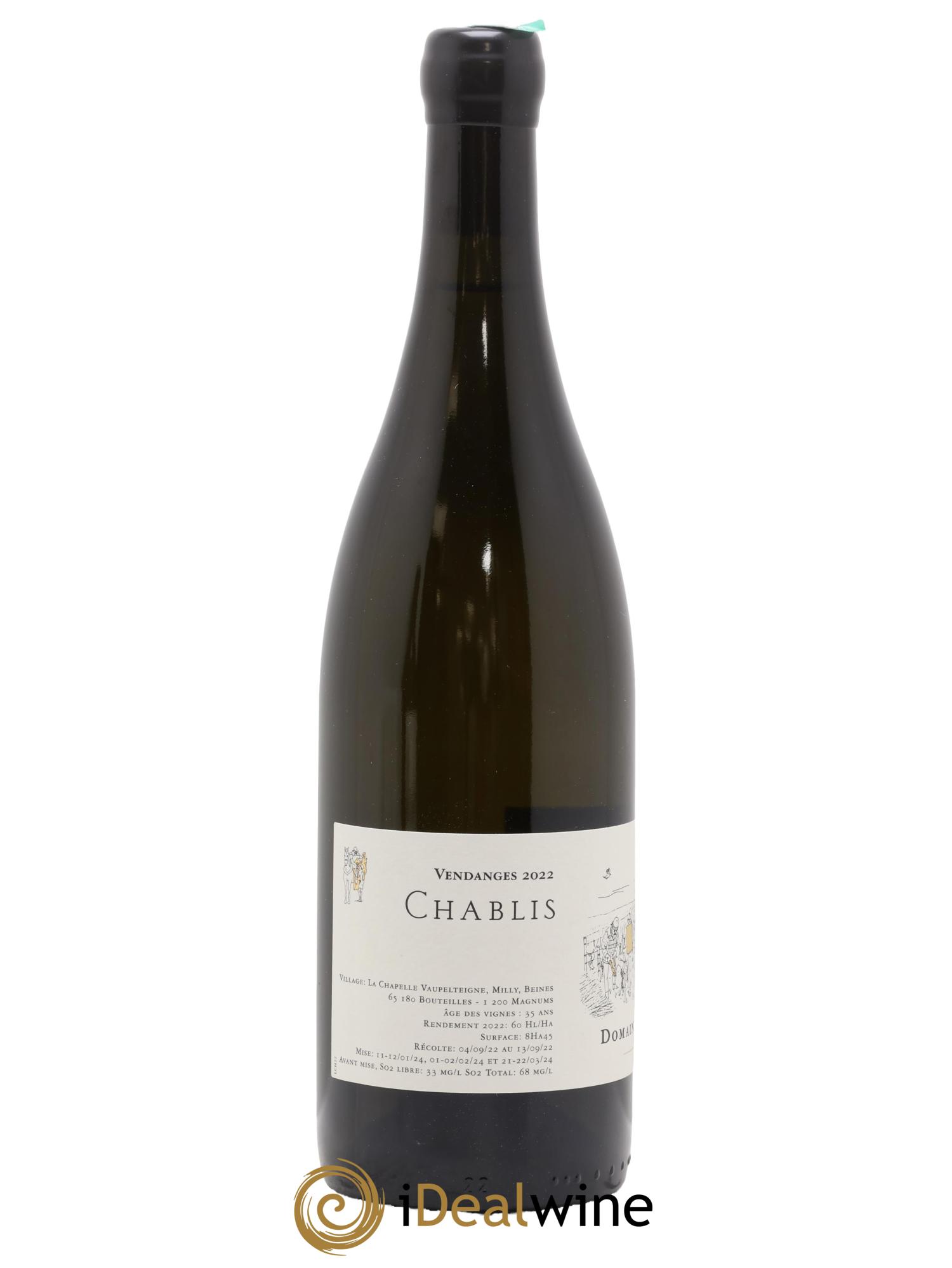 Chablis Jean Dauvissat  (Domaine) 2022 - Lot de 1 bouteille - 1