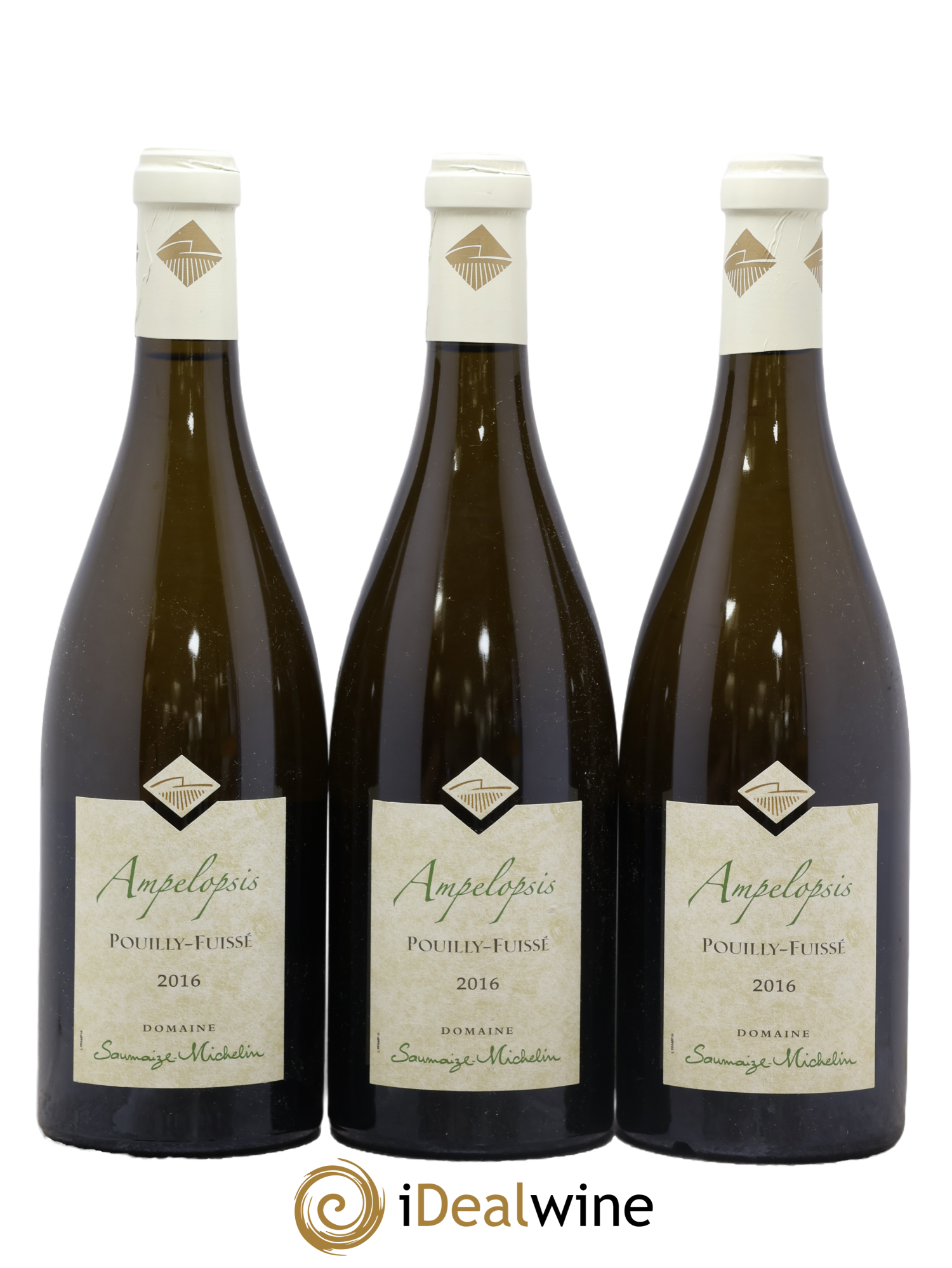 Pouilly-Fuissé Ampelopsis Robert Saumaize-Michelin (Domaine) 2016 - Lot de 3 bouteilles - 0