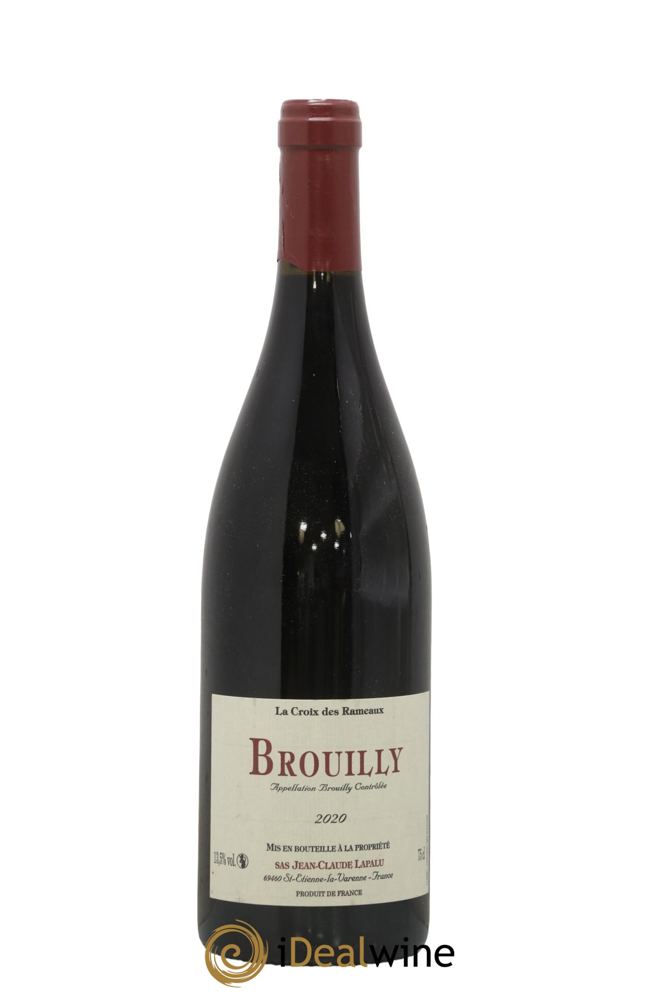 Brouilly La Croix des Rameaux Jean-Claude Lapalu 2020 - Lot de 1 bouteille - 0