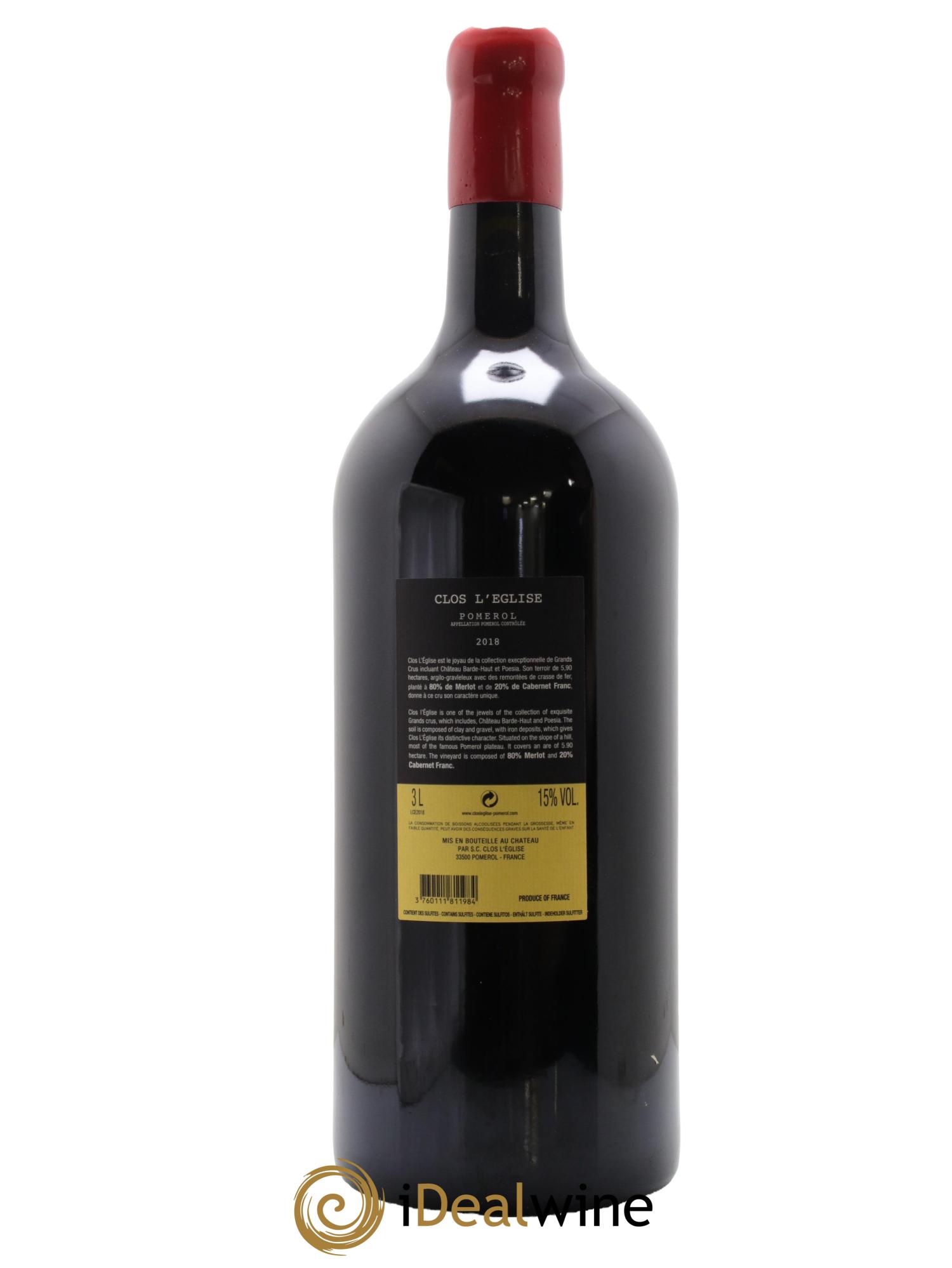 Clos l'Eglise 2018 - Lot of 1 double magnum - 1