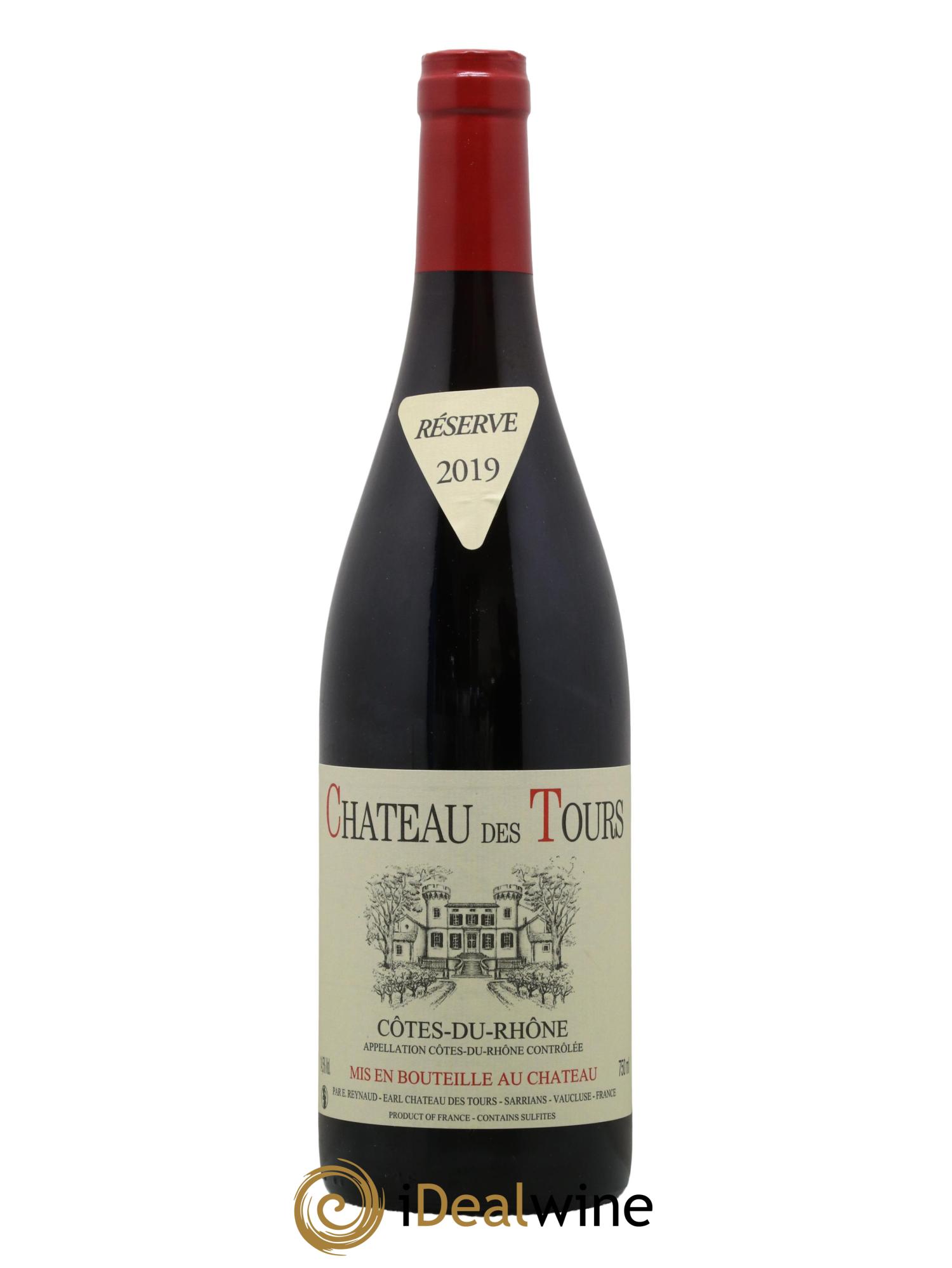Côtes-du-Rhône Château des Tours Emmanuel Reynaud 2019 - Lot de 1 bouteille - 0