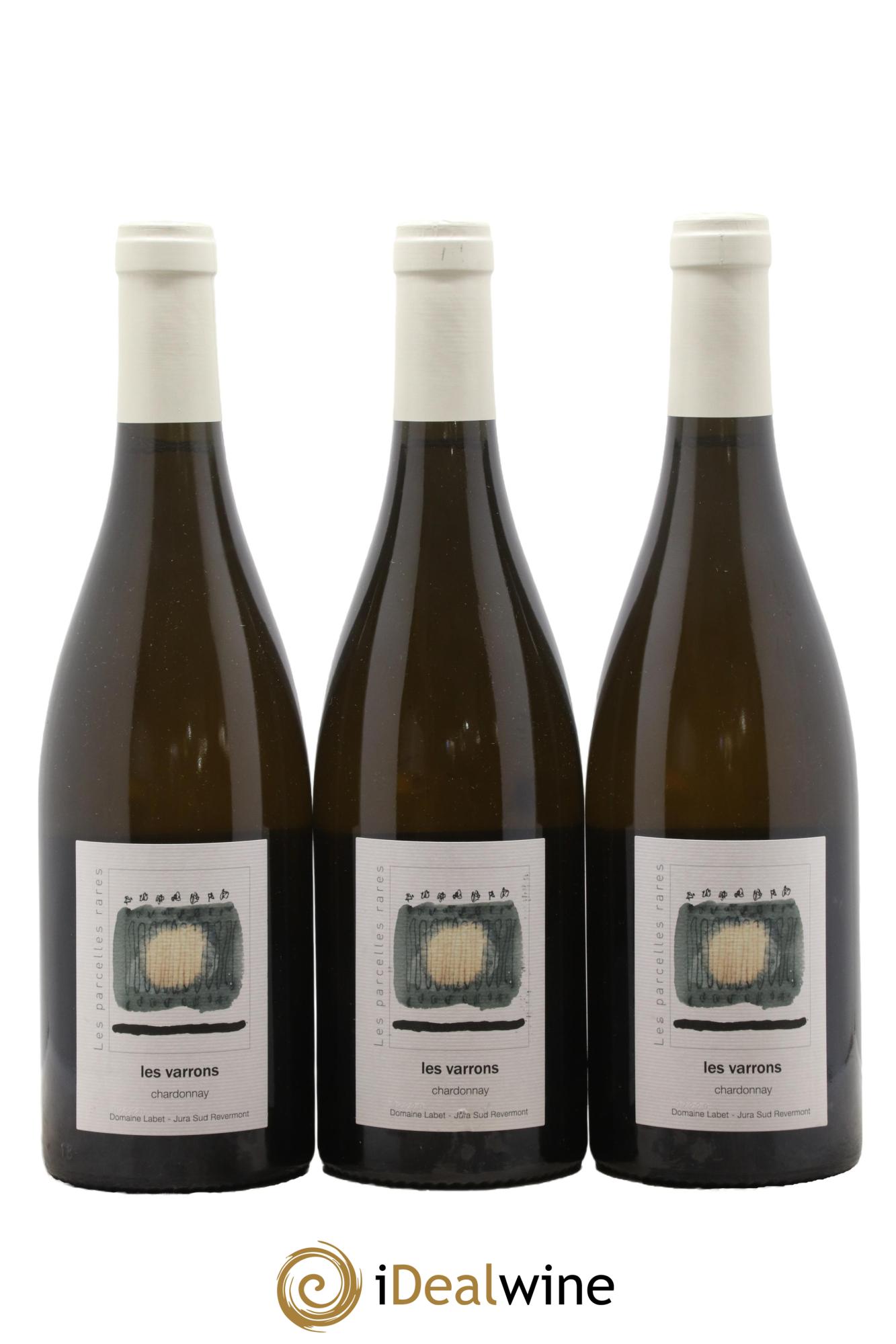 Côtes du Jura Chardonnay Les Varrons Romain - Julien - Charline Labet 2020 - Lotto di 3 bottiglie - 0