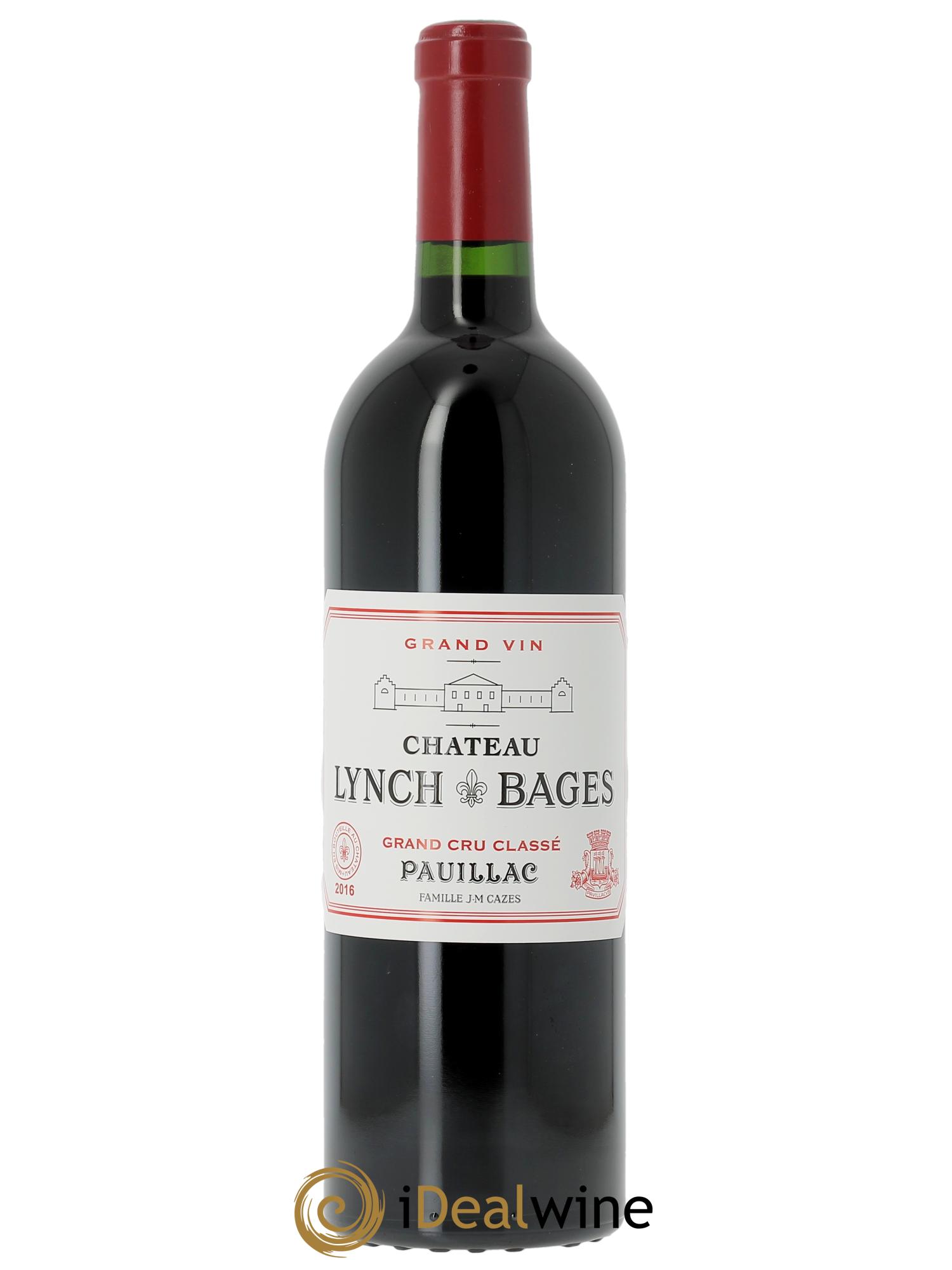 Château Lynch Bages 5ème Grand Cru Classé 2016 - Lot de 1 bouteille - 0