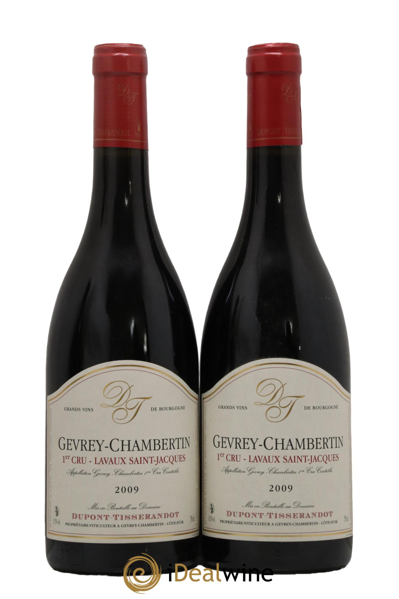 Gevrey-Chambertin 1er Cru Lavaux Saint-Jacques Dupont-Tisserandot (Domaine) 2009 - Lot of 2 bottles - 0