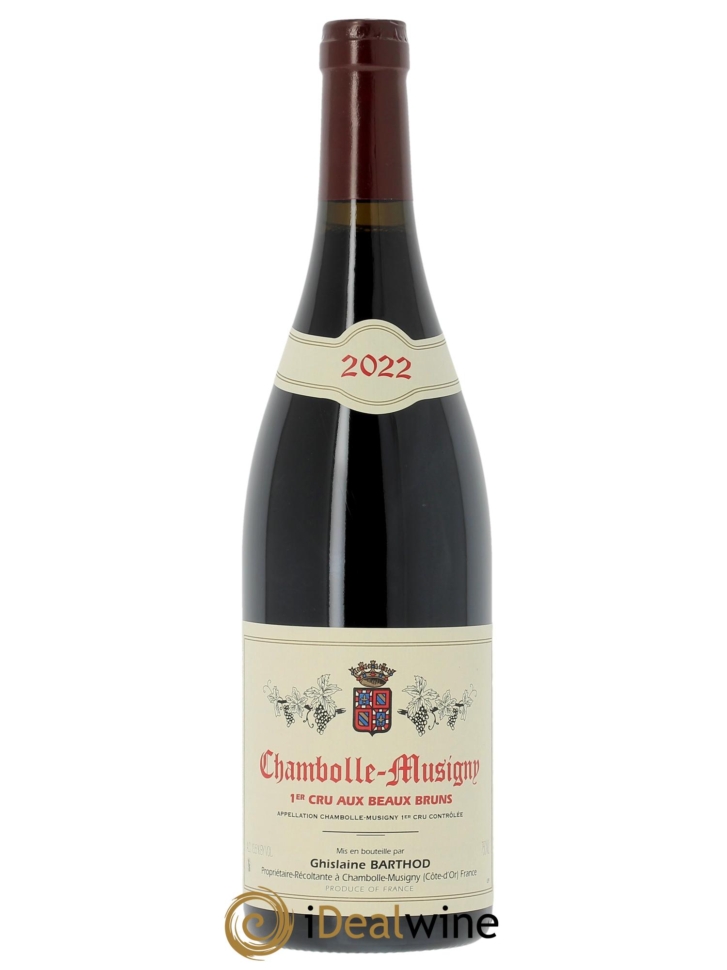 Chambolle-Musigny 1er Cru Aux Beaux Bruns Ghislaine Barthod 2022 - Lot de 1 bouteille - 0