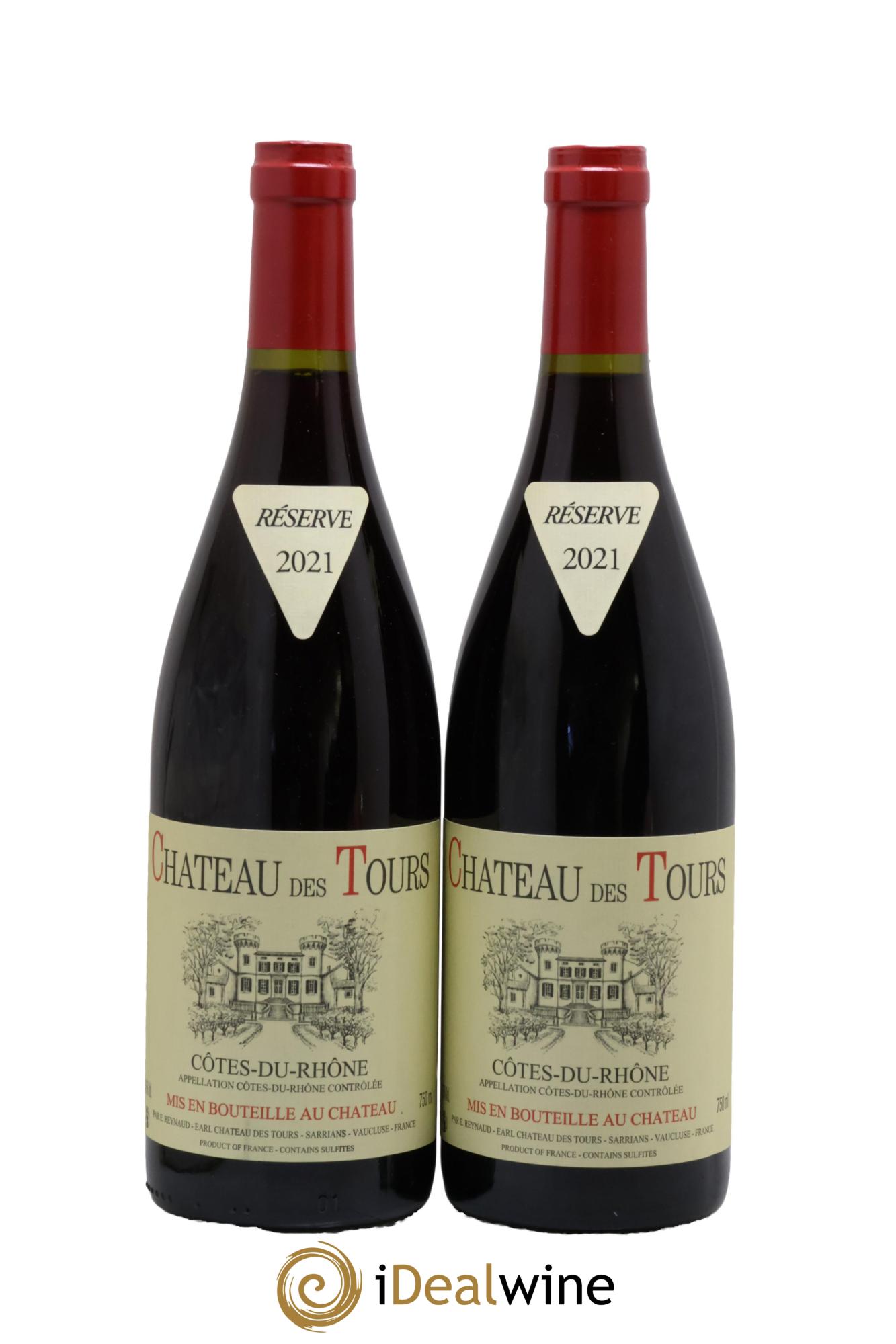 Côtes-du-Rhône Château des Tours Emmanuel Reynaud 2021 - Lot of 2 bottles - 0