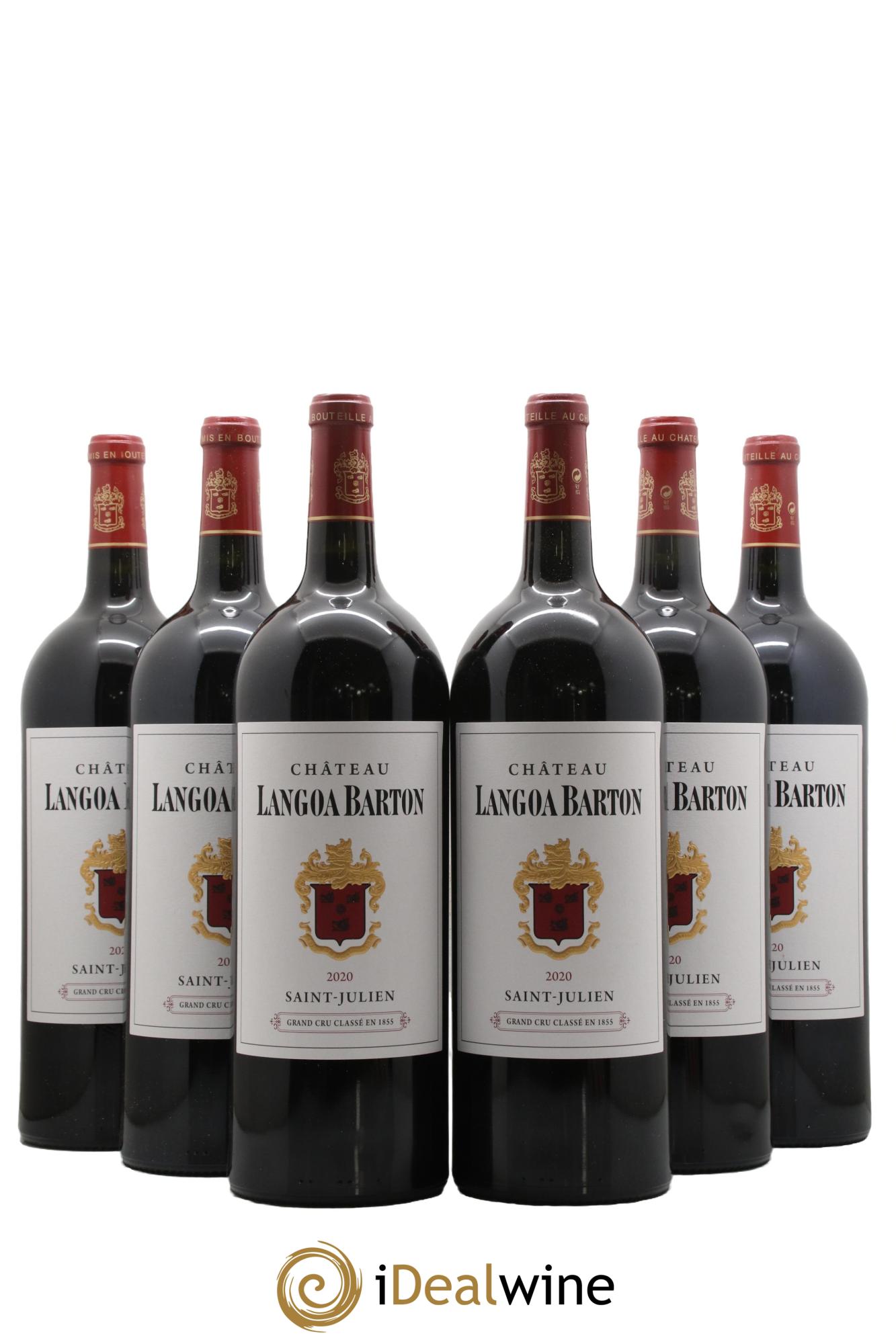 Château Langoa Barton 3ème Grand Cru Classé 2020 - Lotto di 6 magnum - 0