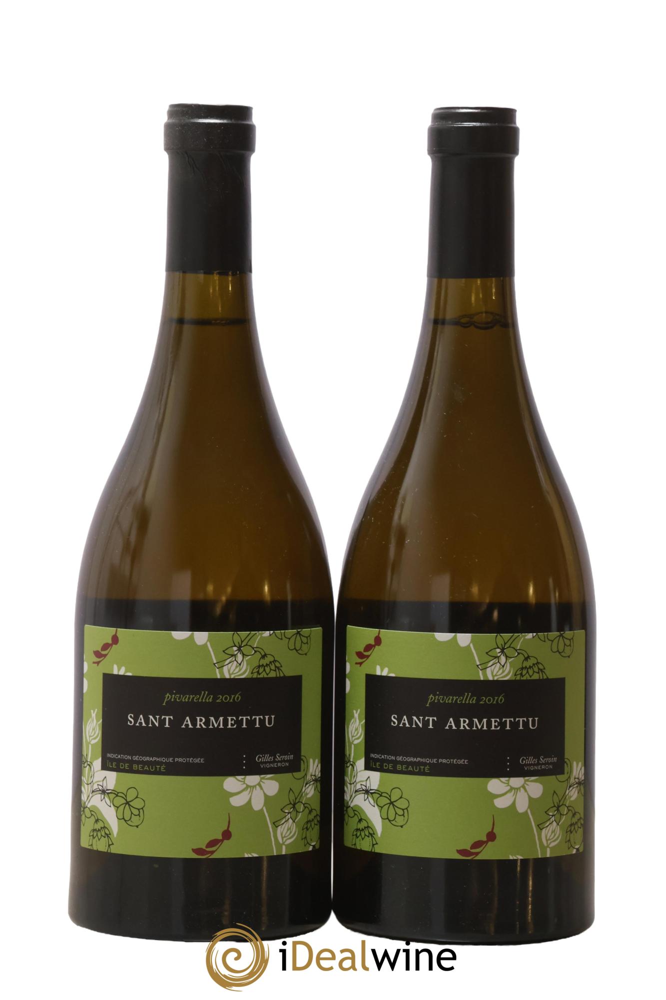 Vin de Corse Ile de Beauté Pivarella Domaine Sant' Armettu 2016 - Lotto di 2 bottiglie - 0