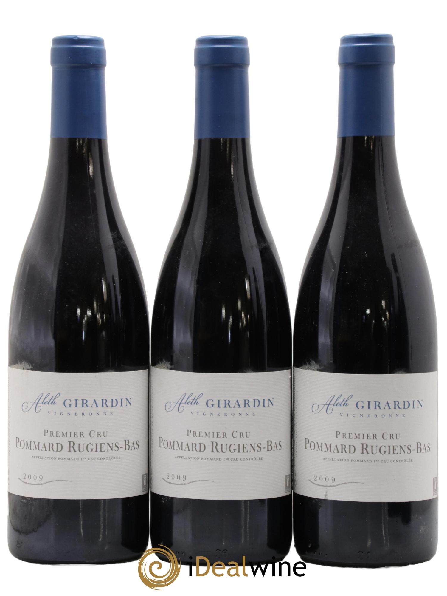 Pommard 1er Cru Rugiens Bas Aleth Girardin 2009 - Lot de 3 bouteilles - 0