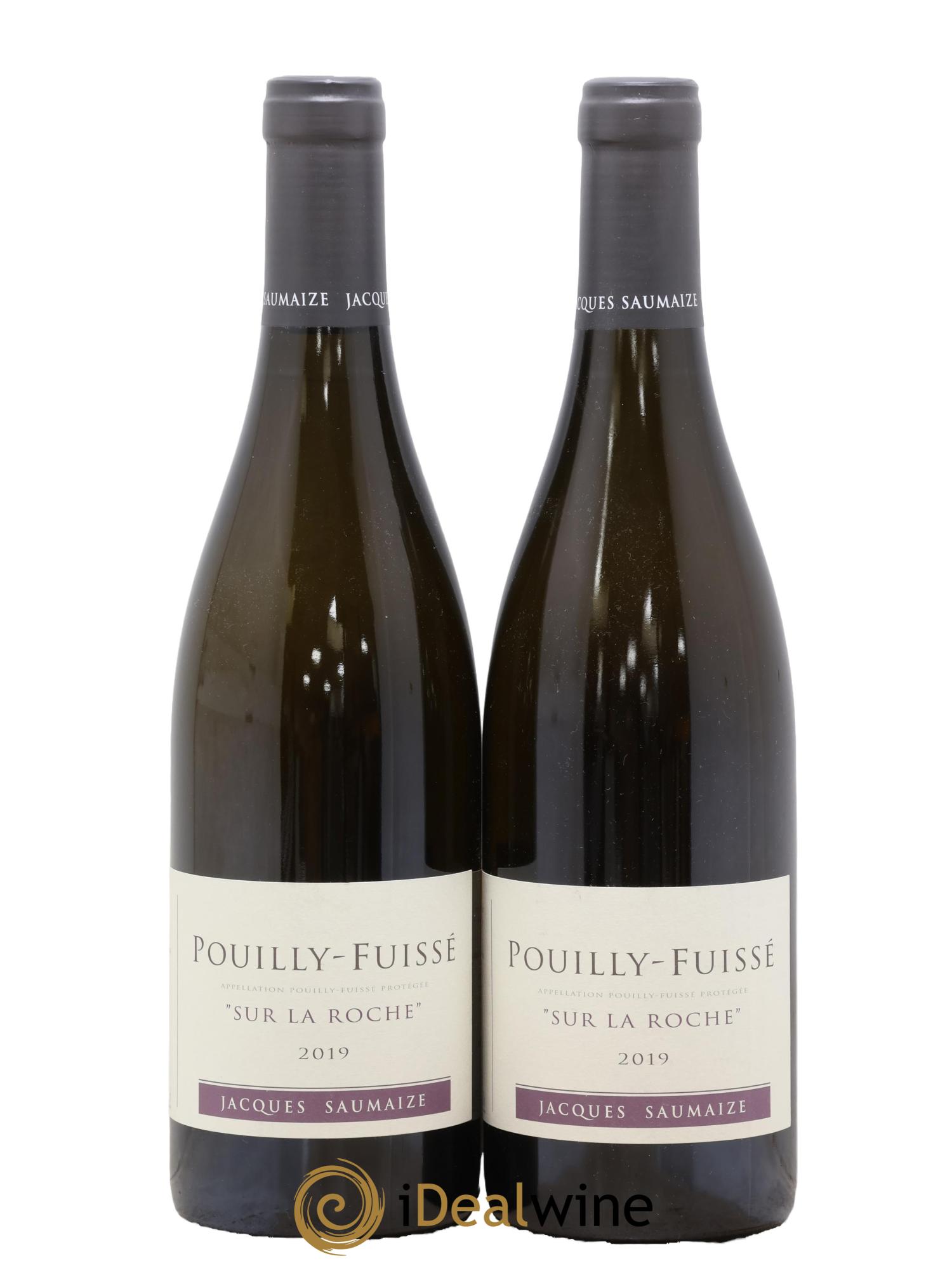 Pouilly-Fuissé Sur la Roche Jacques et Nathalie Saumaize 2019 - Lot de 2 bouteilles - 0