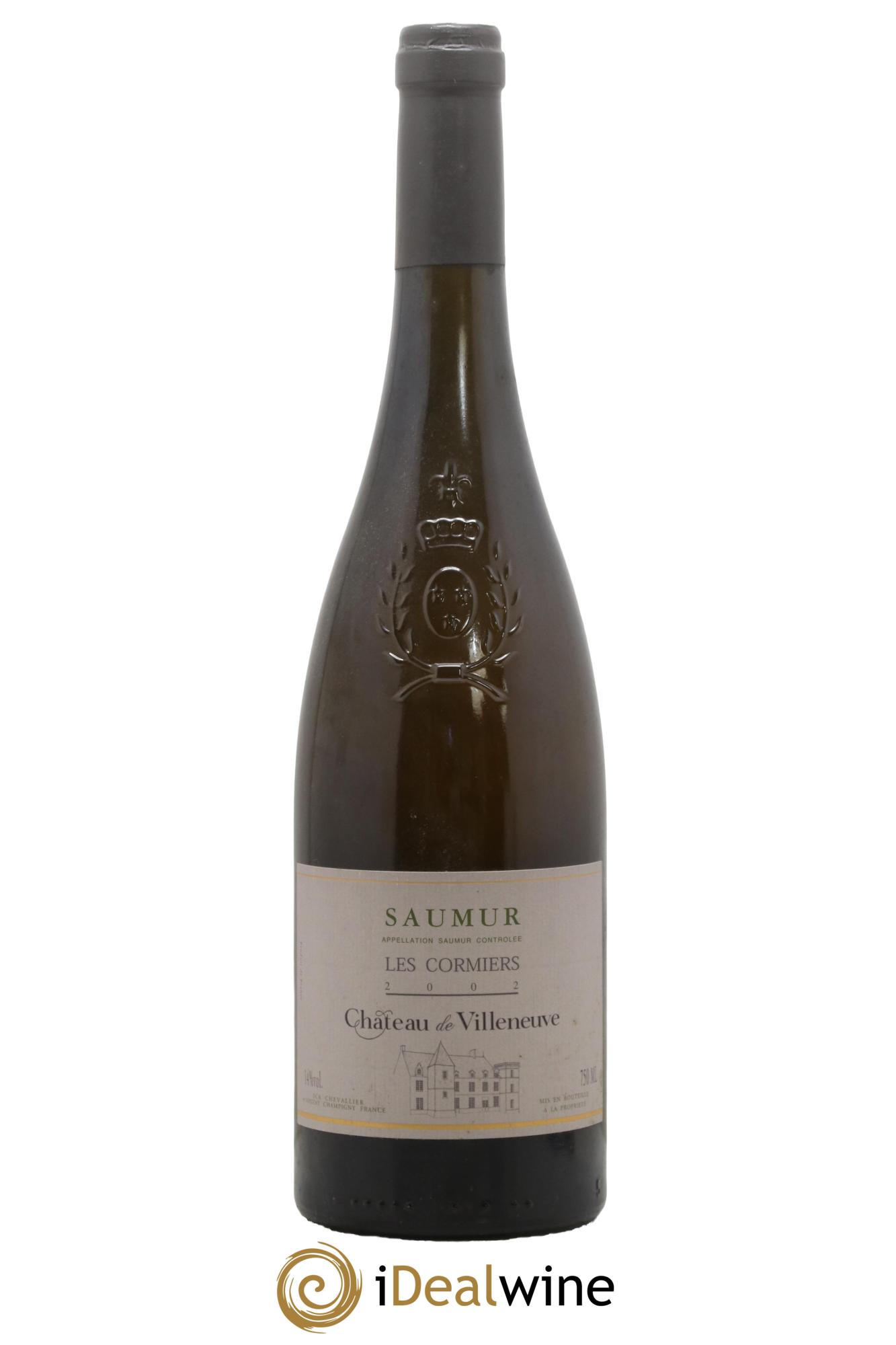 Saumur Les Cormiers Château de Villeneuve 2002 - Lot of 1 bottle - 0