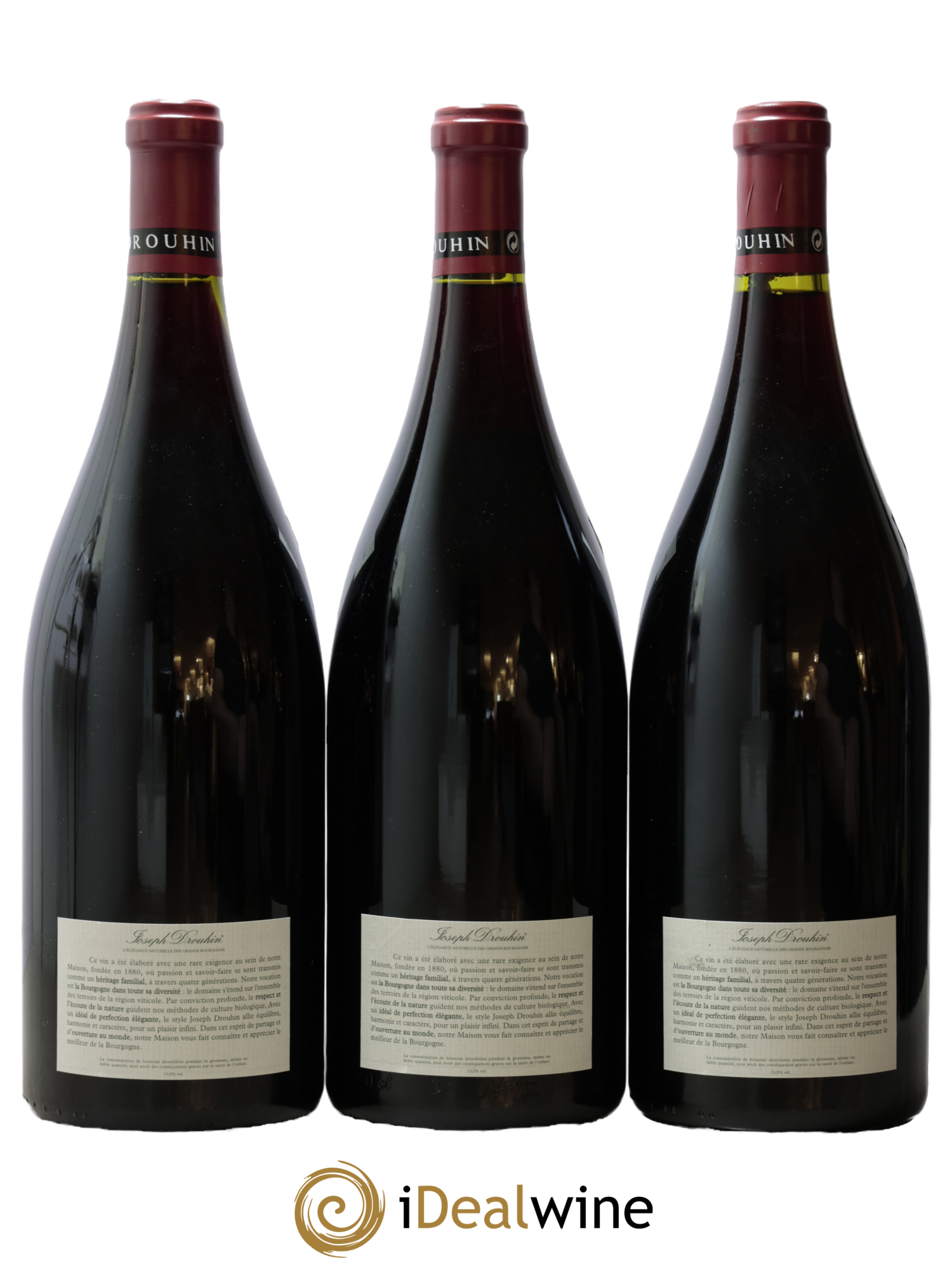 Clos de Vougeot Grand Cru Joseph Drouhin 1999 - Lot of 3 magnums - 1