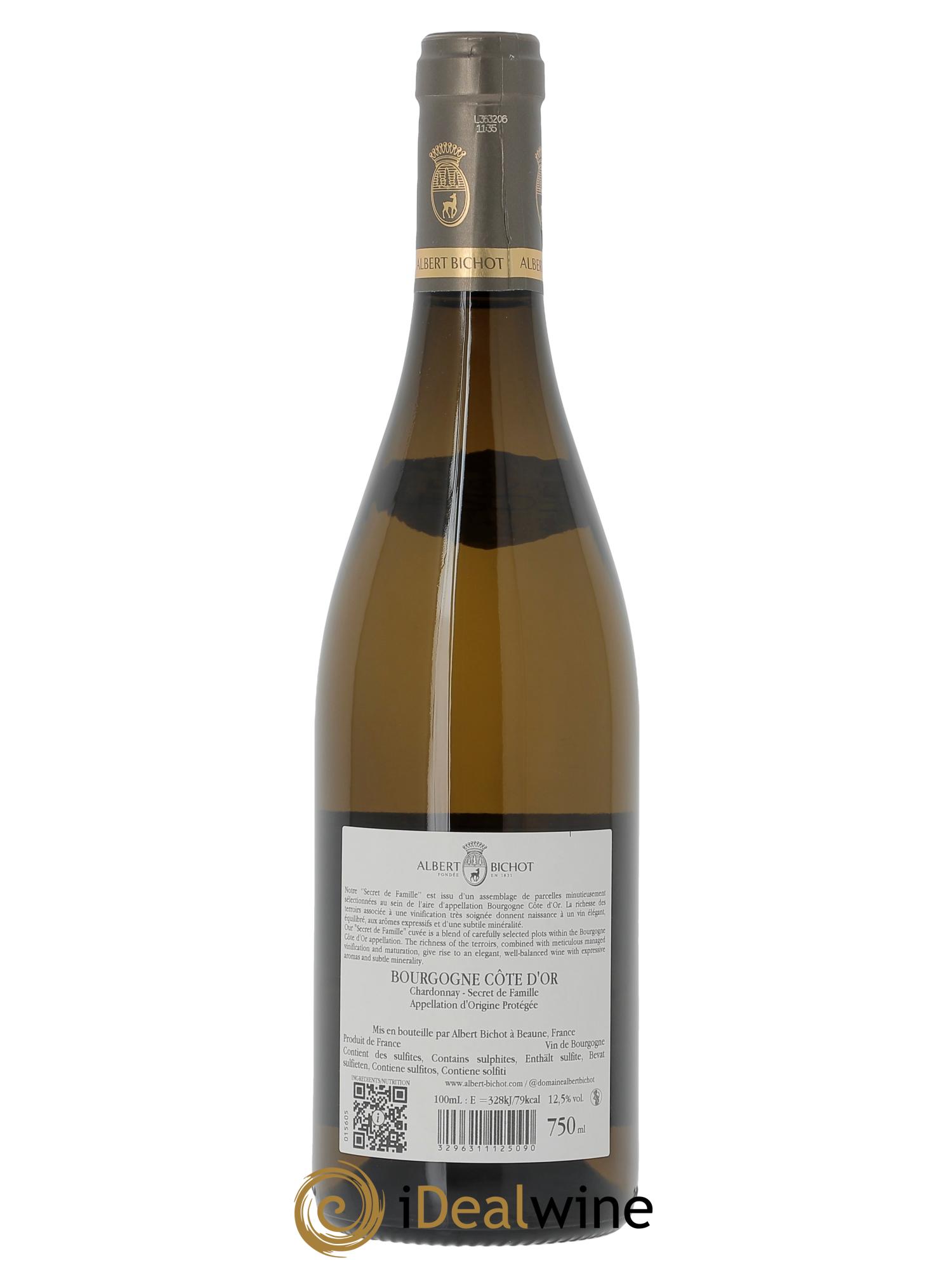 Bourgogne Chardonnay Secret de famille Albert Bichot  2024 - Lot of 1 bottle - 1