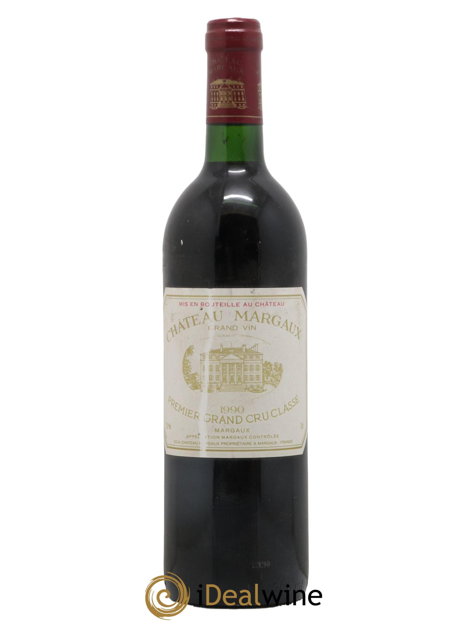 Château Margaux 1er Grand Cru Classé 1990 - Lot de 1 bouteille - 0