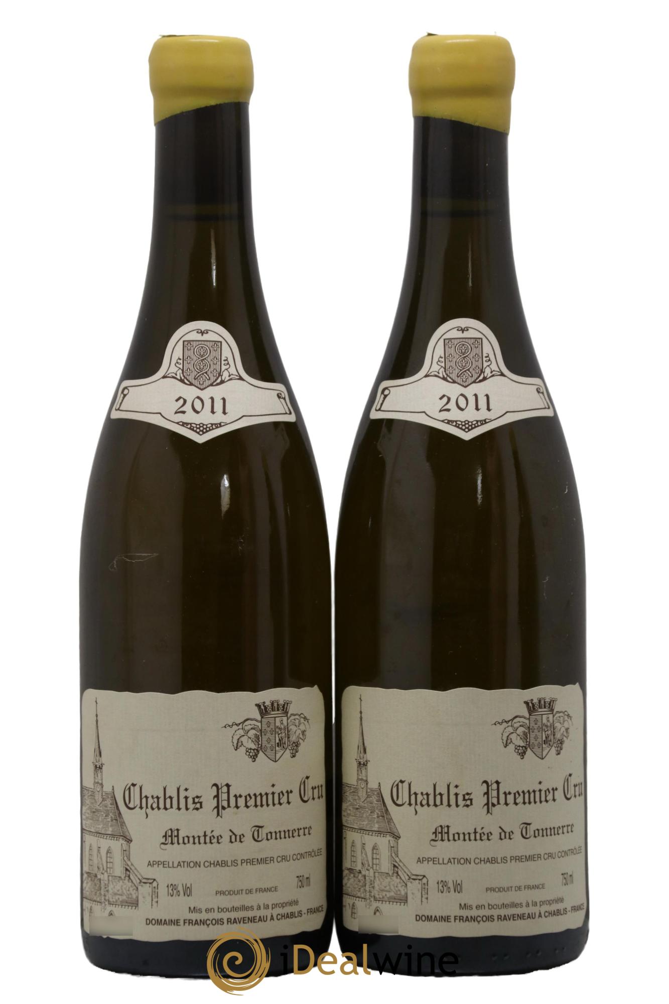Chablis 1er Cru Montée de Tonnerre Raveneau (Domaine) 2011 - Lotto di 2 bottiglie - 0