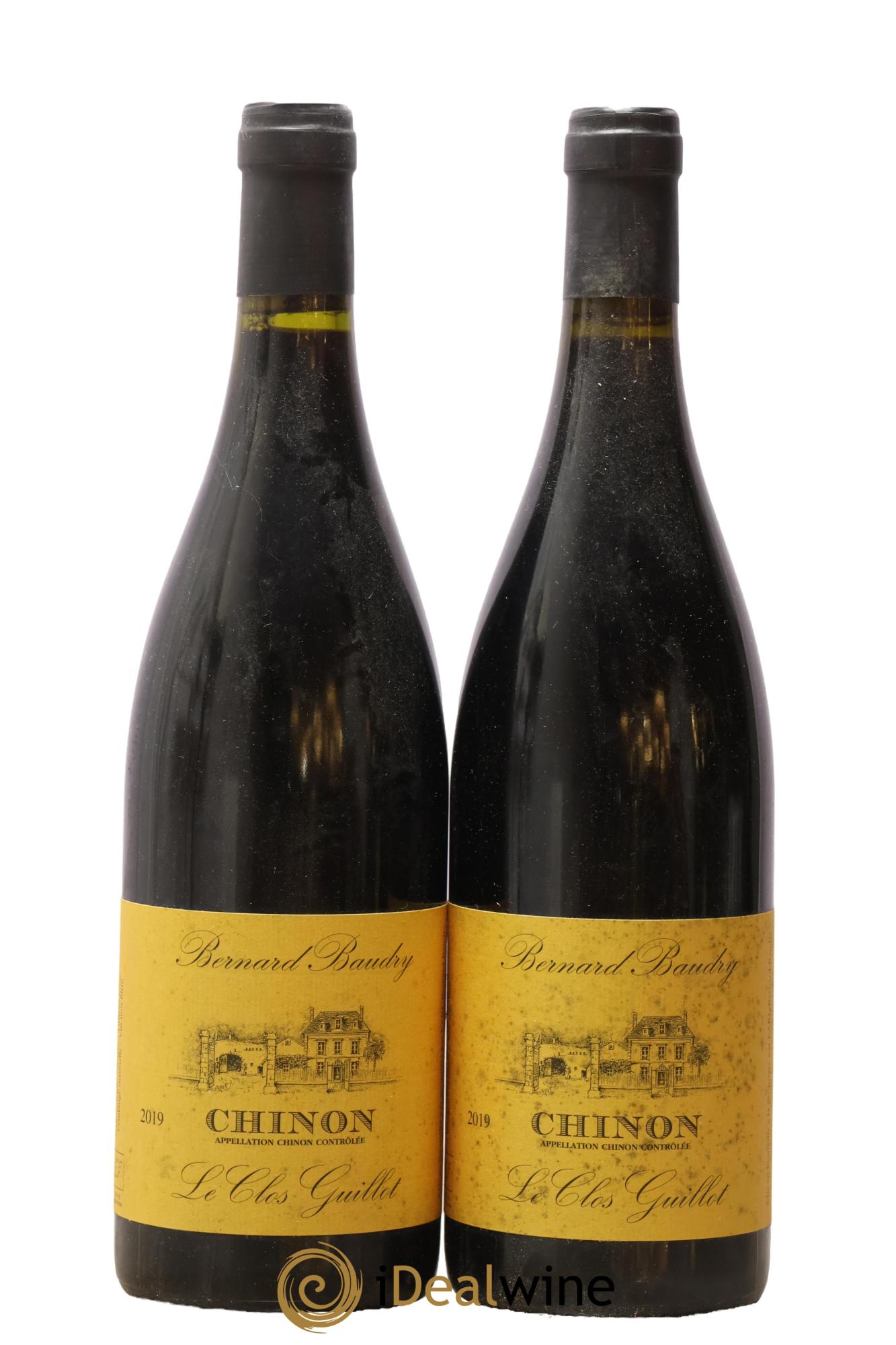 Chinon Le Clos Guillot Bernard Baudry 2019 - Lot de 2 bouteilles - 0