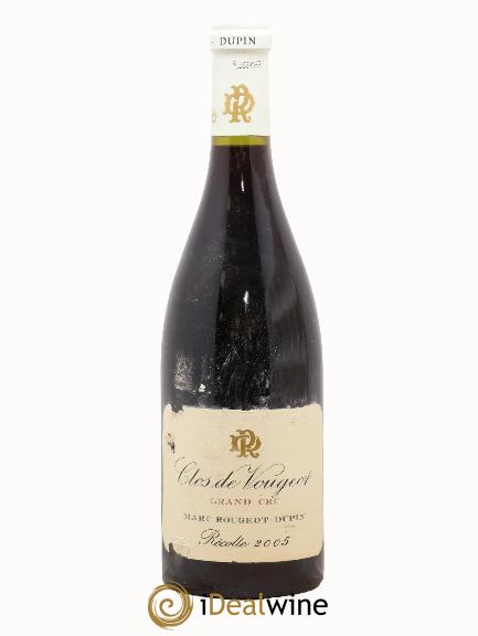 Clos de Vougeot Grand Cru Marc Rougeot-Dupin 2005 - Lot of 1 bottle - 0