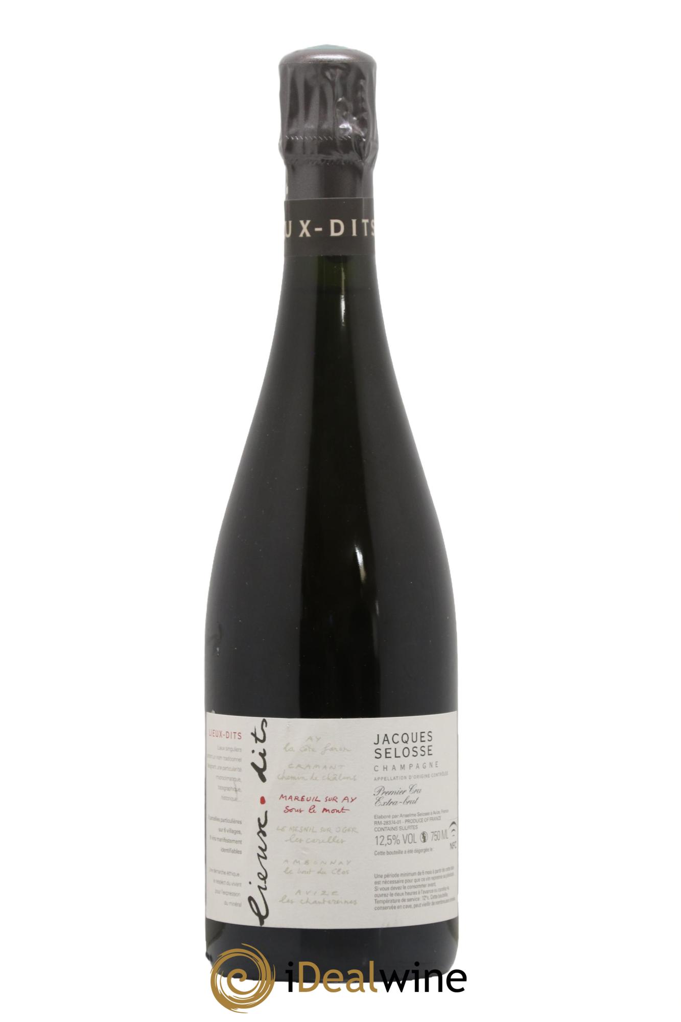 Mareuil sur Ay Sous le Mont Extra-Brut Jacques Selosse - Lot de 1 bouteille - 0