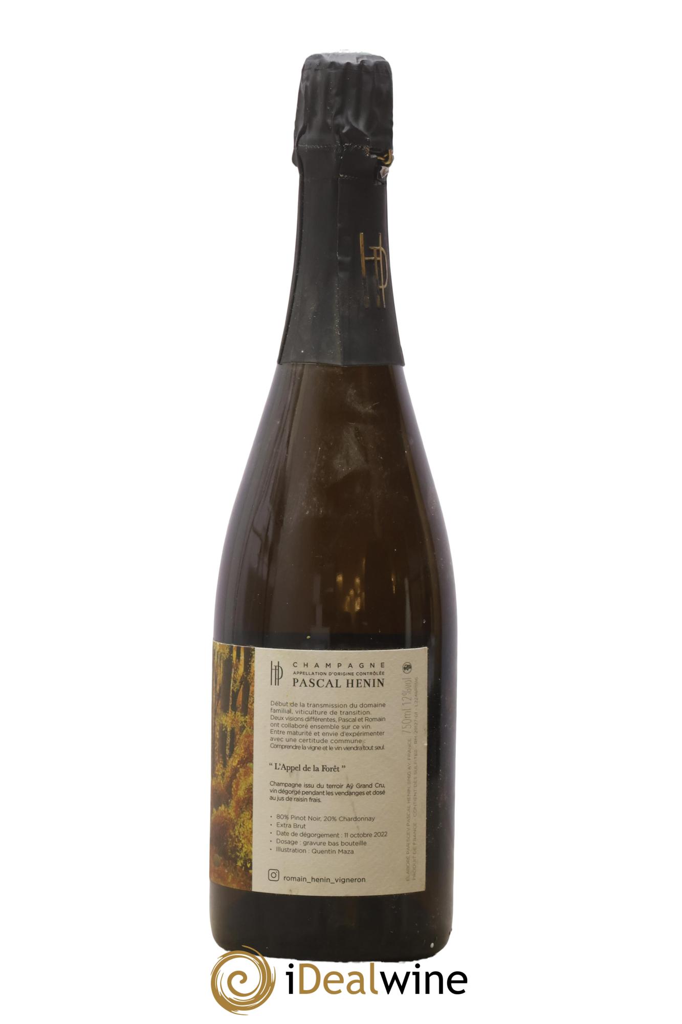 L'Appel de la Fôret Romain Henin - Posten von 1 Flasche - 1