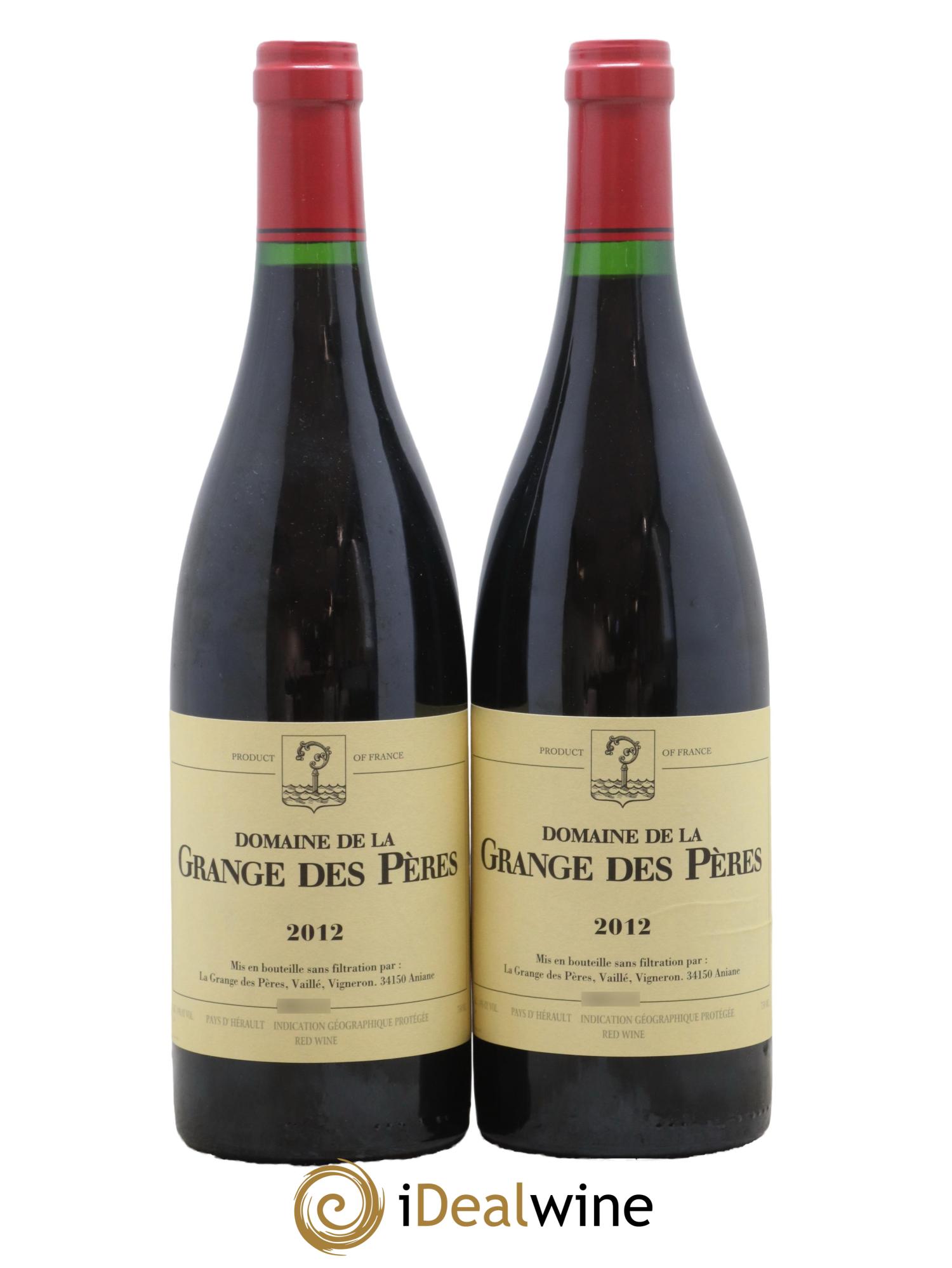 Pays d'Hérault Grange des Pères Laurent Vaillé 2012 - Lot de 2 bouteilles - 0