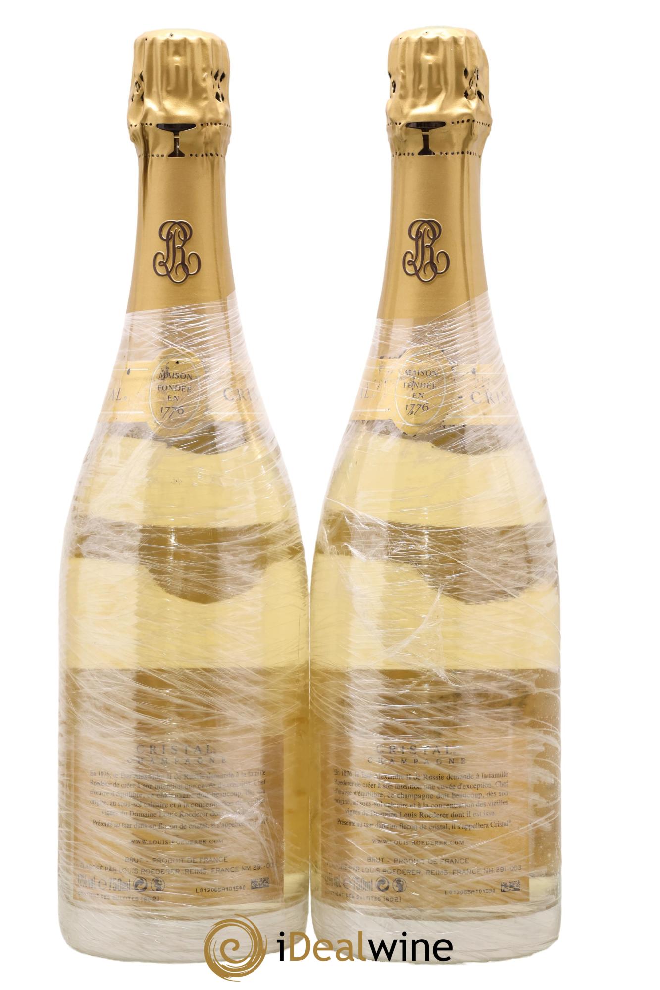 Cristal Louis Roederer 2008 - Lot de 2 bouteilles - 1