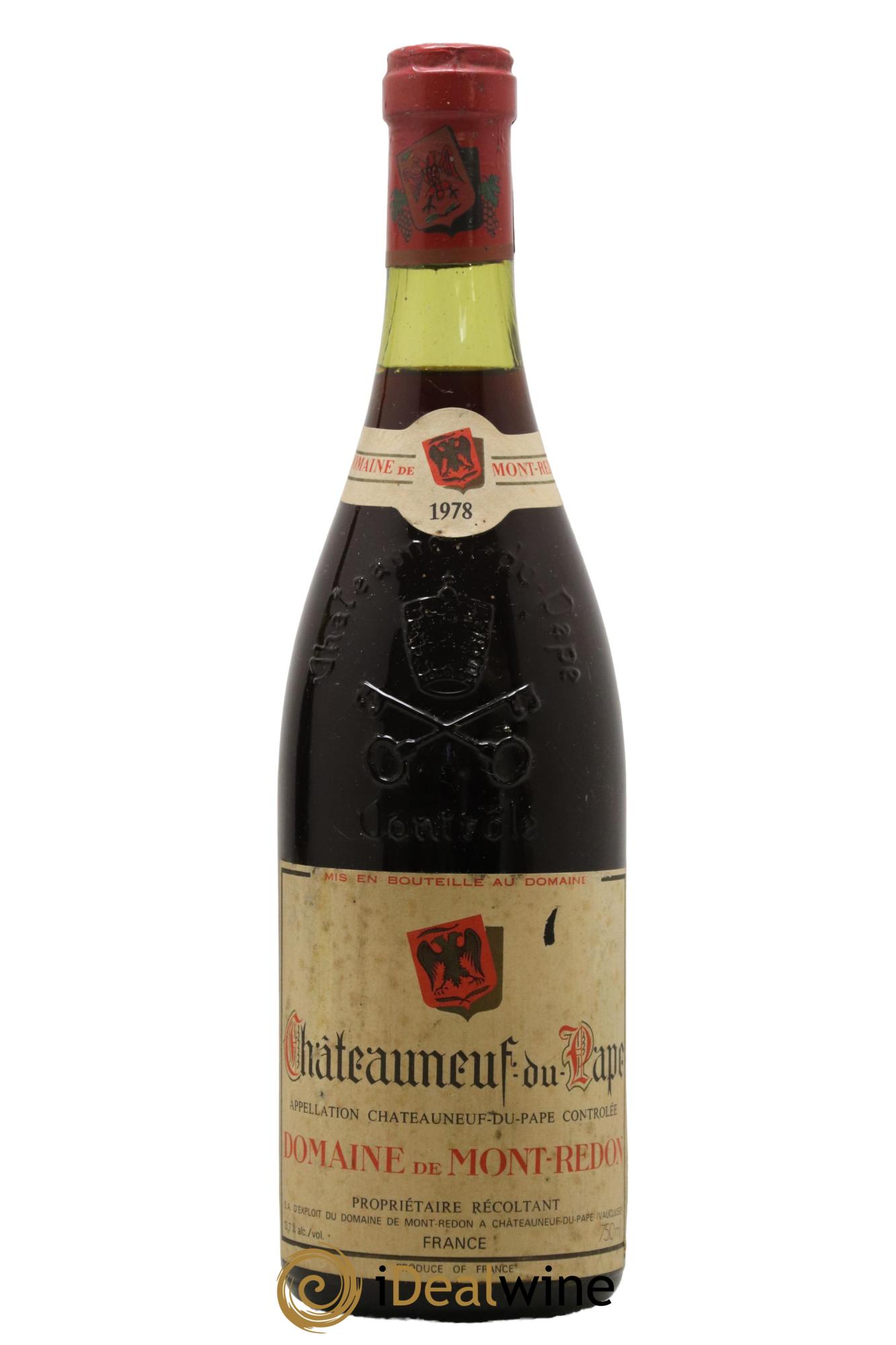 Châteauneuf-du-Pape Château Mont-Redon Famille Abeille-Fabre 1978 - Lot de 1 bouteille - 0