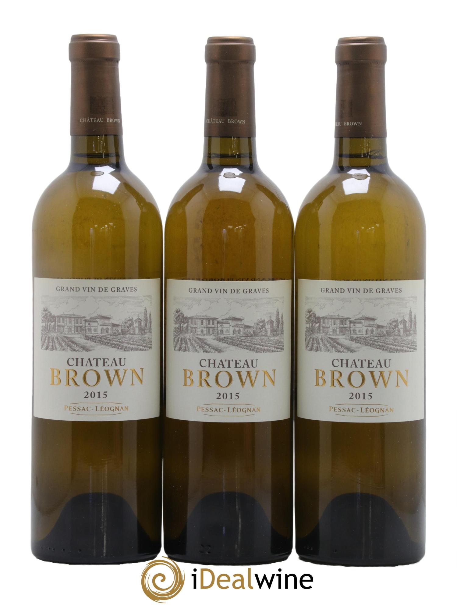 Château Brown 2015 - Lotto di 6 bottiglie - 1