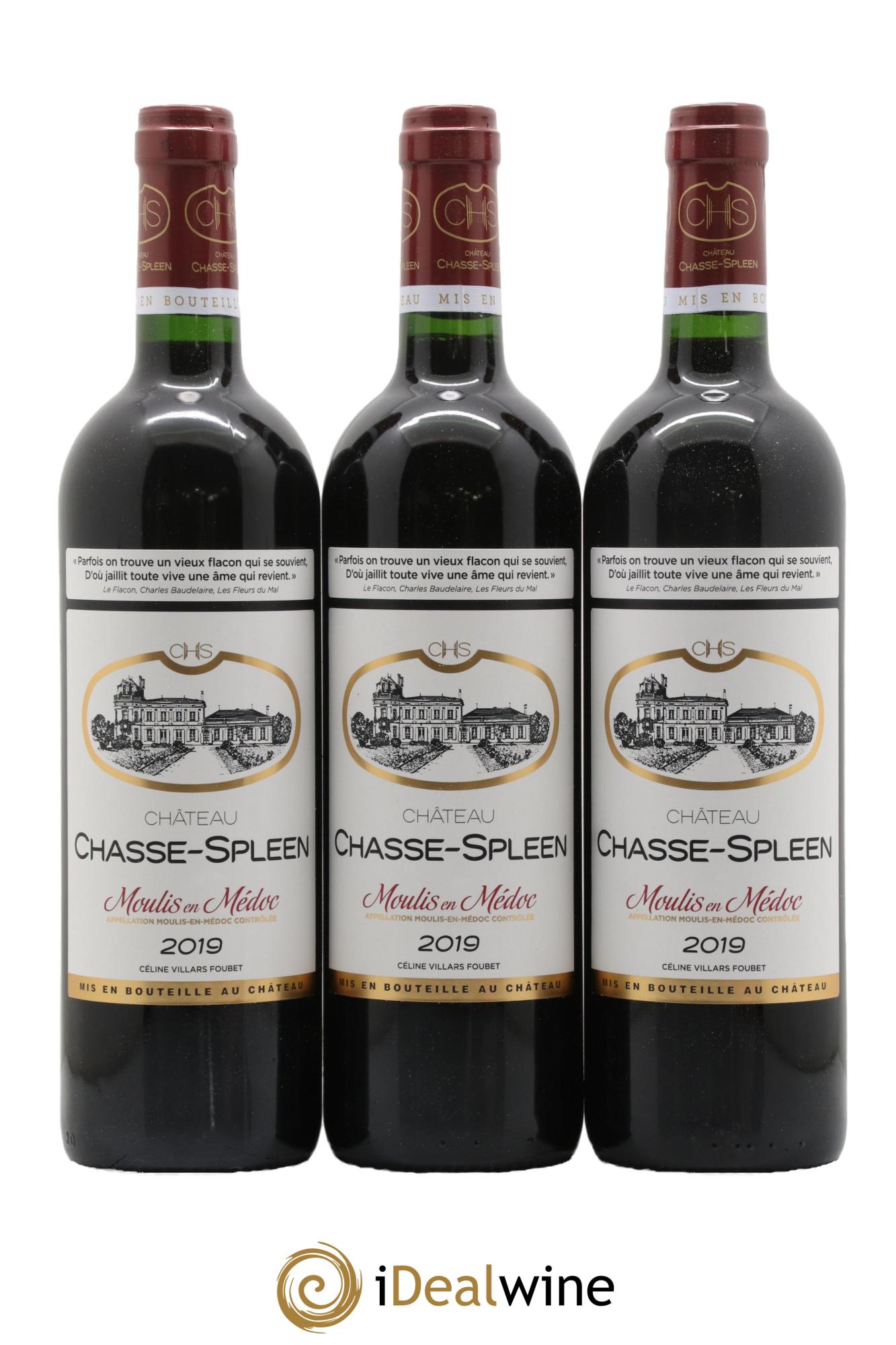 Château Chasse Spleen 2019 - Lotto di 6 bottiglie - 1