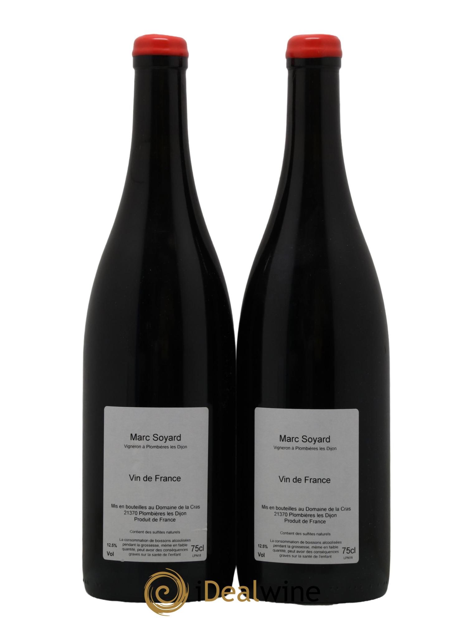 Vin de France H N Marc Soyard 2018 - Lot de 2 bouteilles - 1