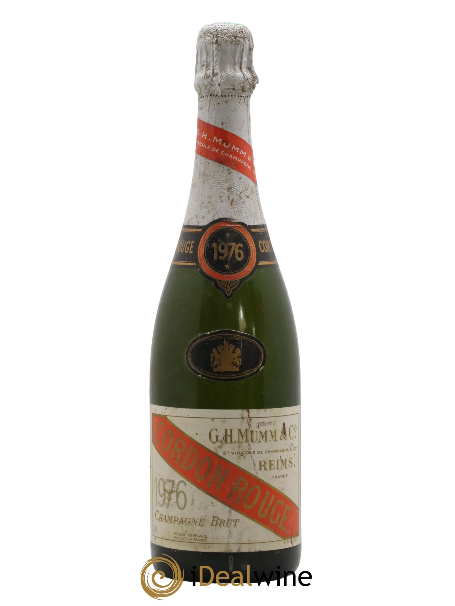 Cordon Rouge Mumm 1976 - Lot of 1 bottle - 0