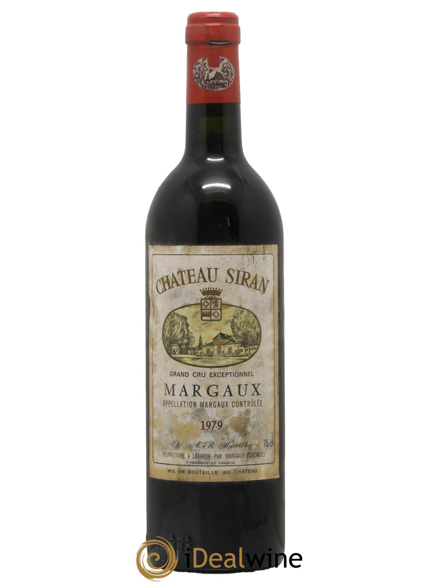 Château Siran 1979 - Lot de 1 bouteille - 0