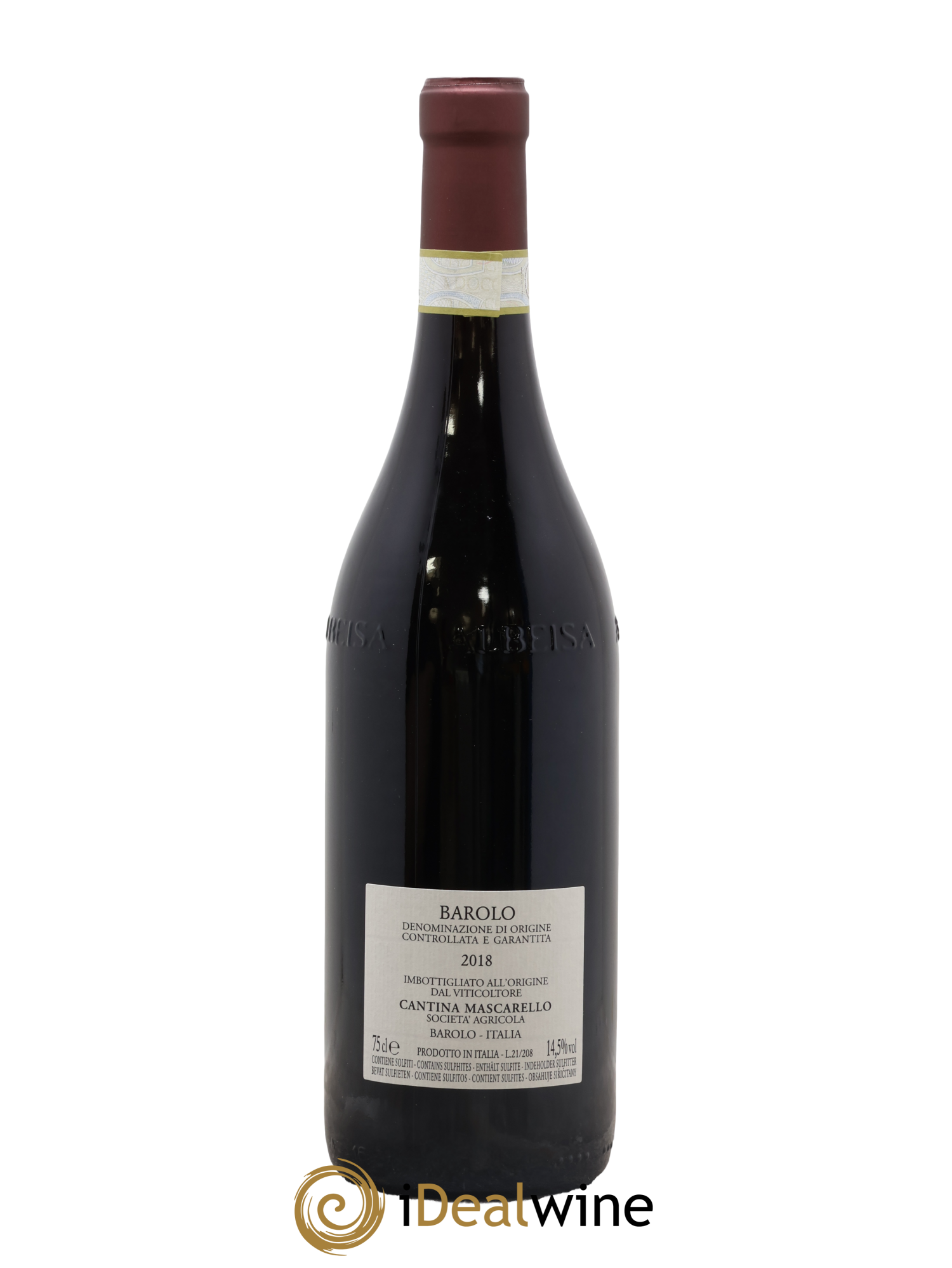 Barolo DOCG Bartolo Mascarello 2018 - Posten von 1 Flasche - 1