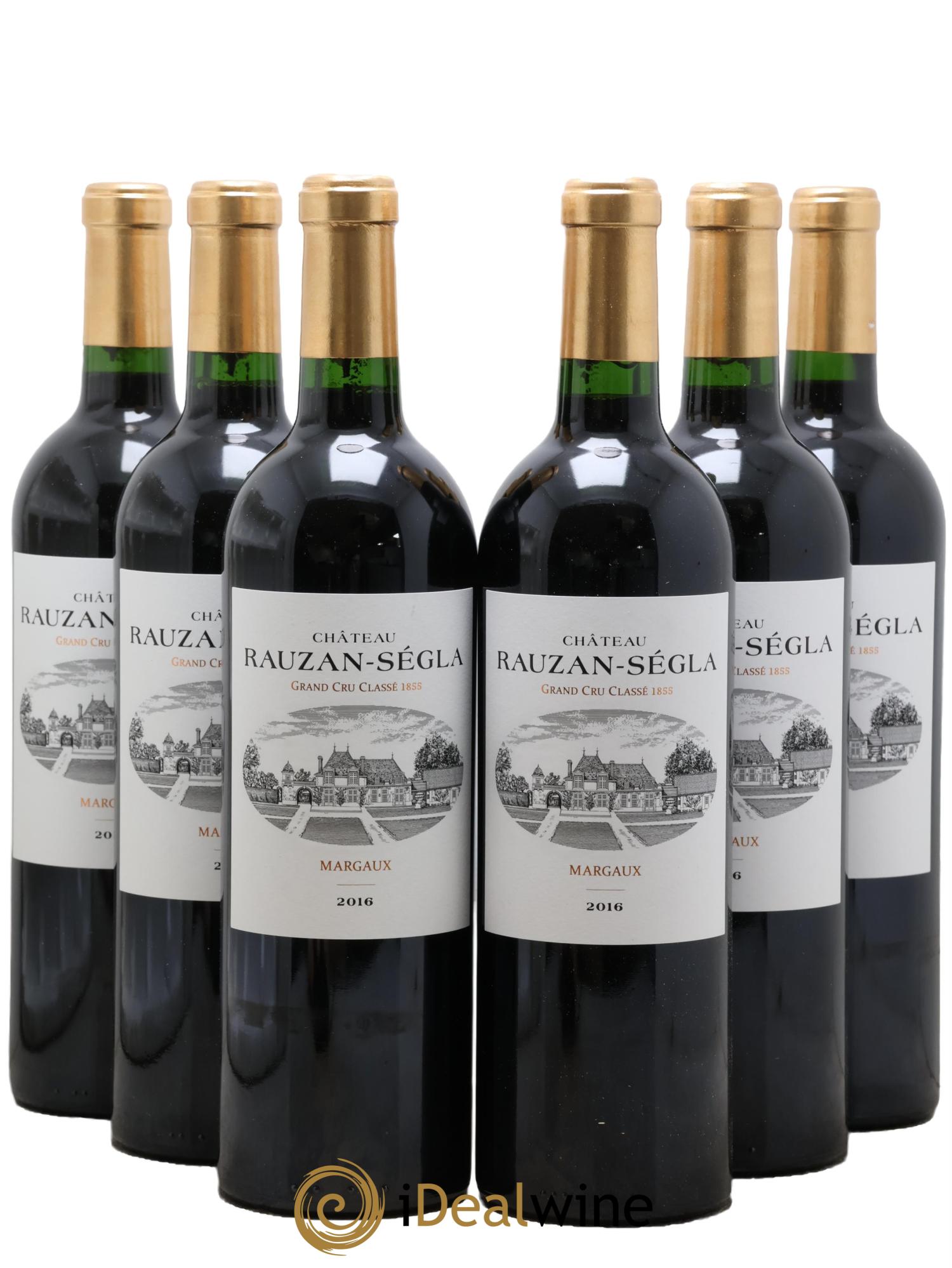 Château Rauzan Ségla Grand Cru Classé 2016 - Lot de 6 bouteilles - 0