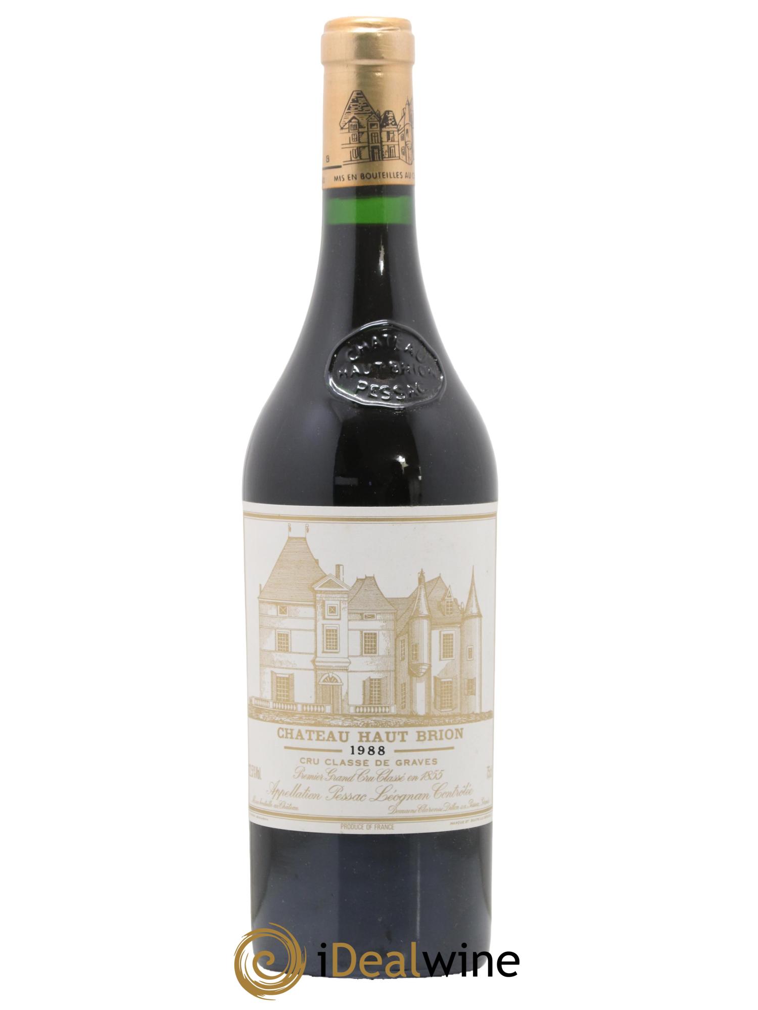 Château Haut Brion 1er Grand Cru Classé 1988 - Lot de 1 bouteille - 0