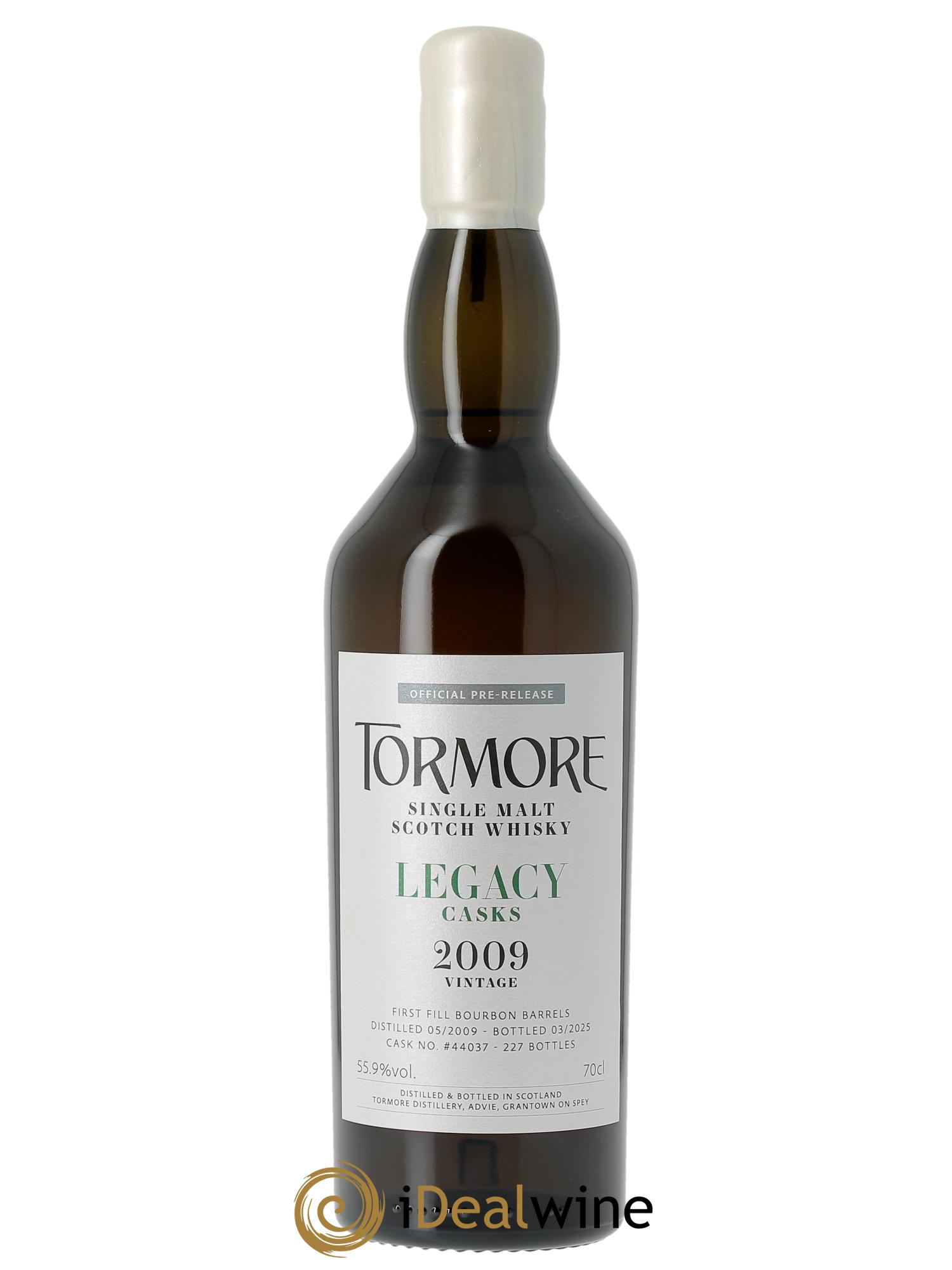 Whisky Tormore 15 years 2009 Single Cask 55.9° 2009 - Lot de 1 bouteille - 0