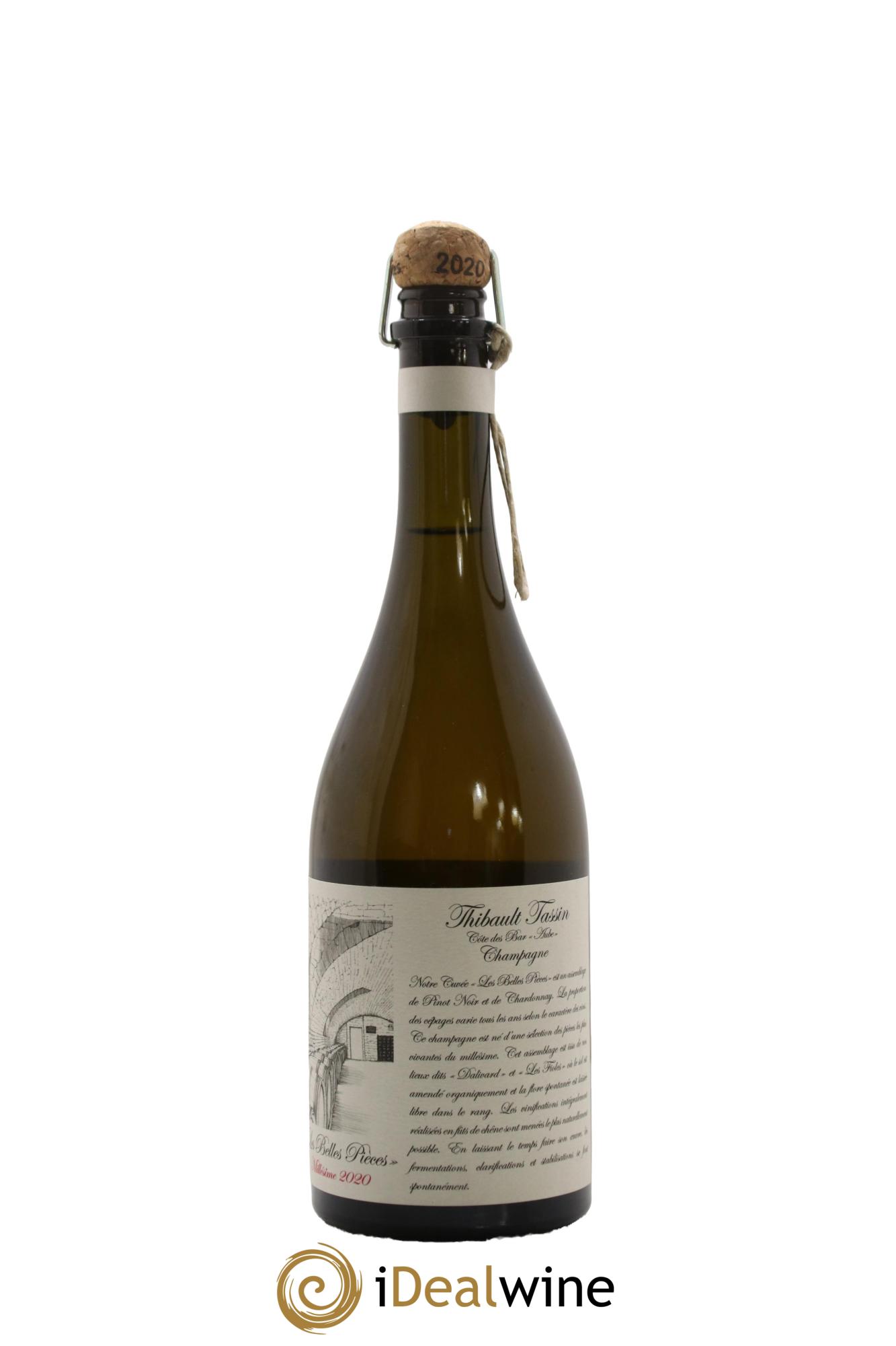 Champagne Les Belles Pièces Maison Tassin 2020 - Lot de 1 bouteille - 0