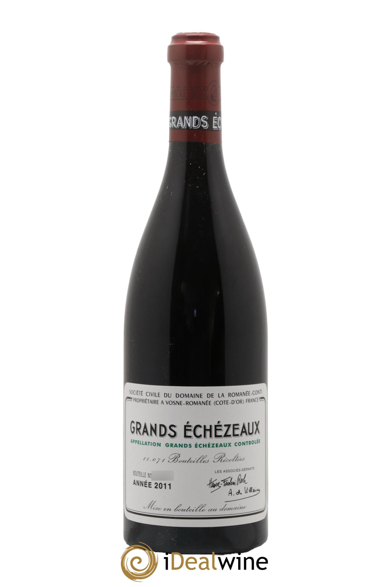 Grands-Echezeaux Grand Cru Domaine de la Romanée-Conti 2011 - Posten von 1 Flasche - 0