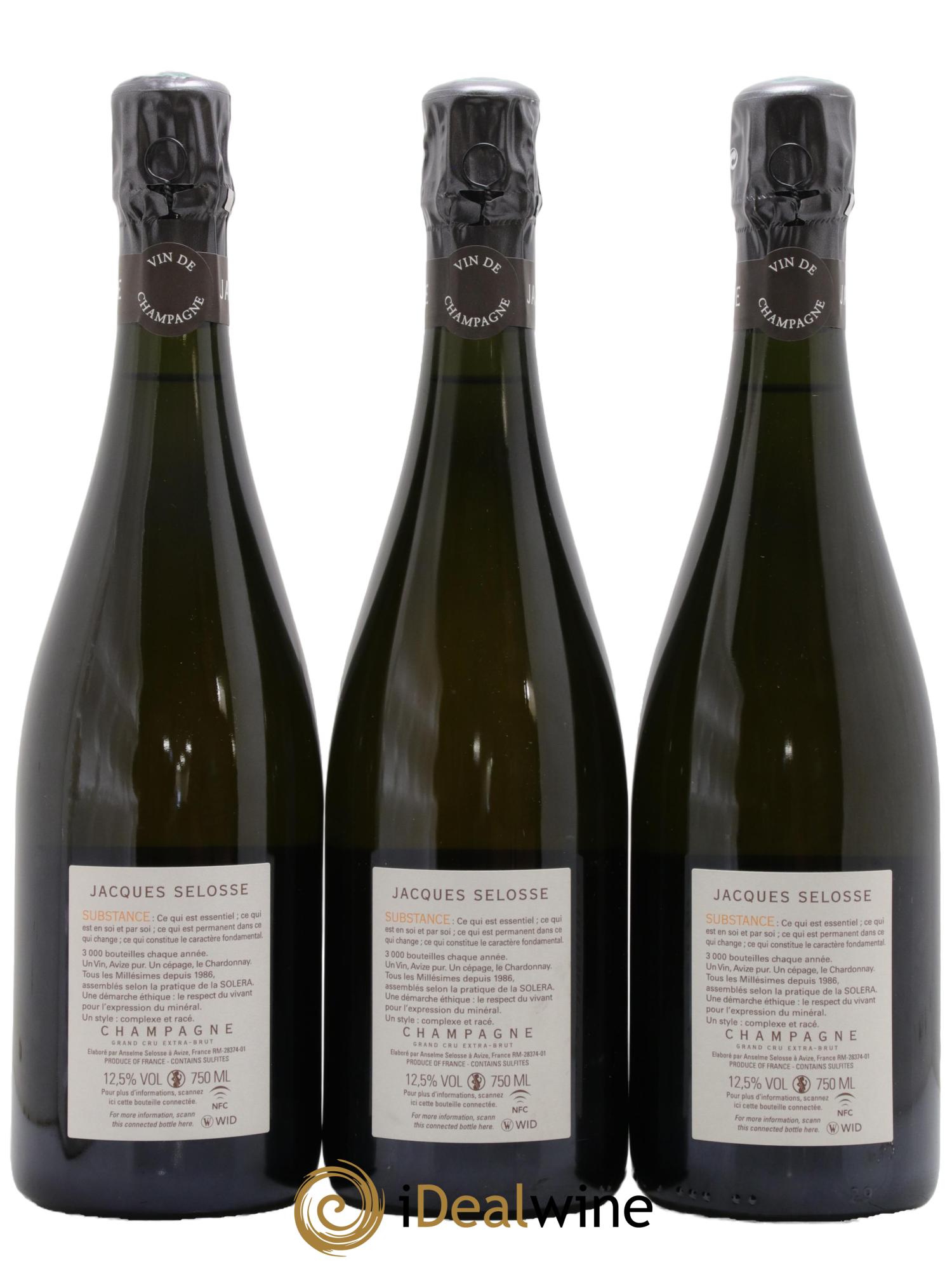 Substance Jacques Selosse - Lot of 3 bottles - 1