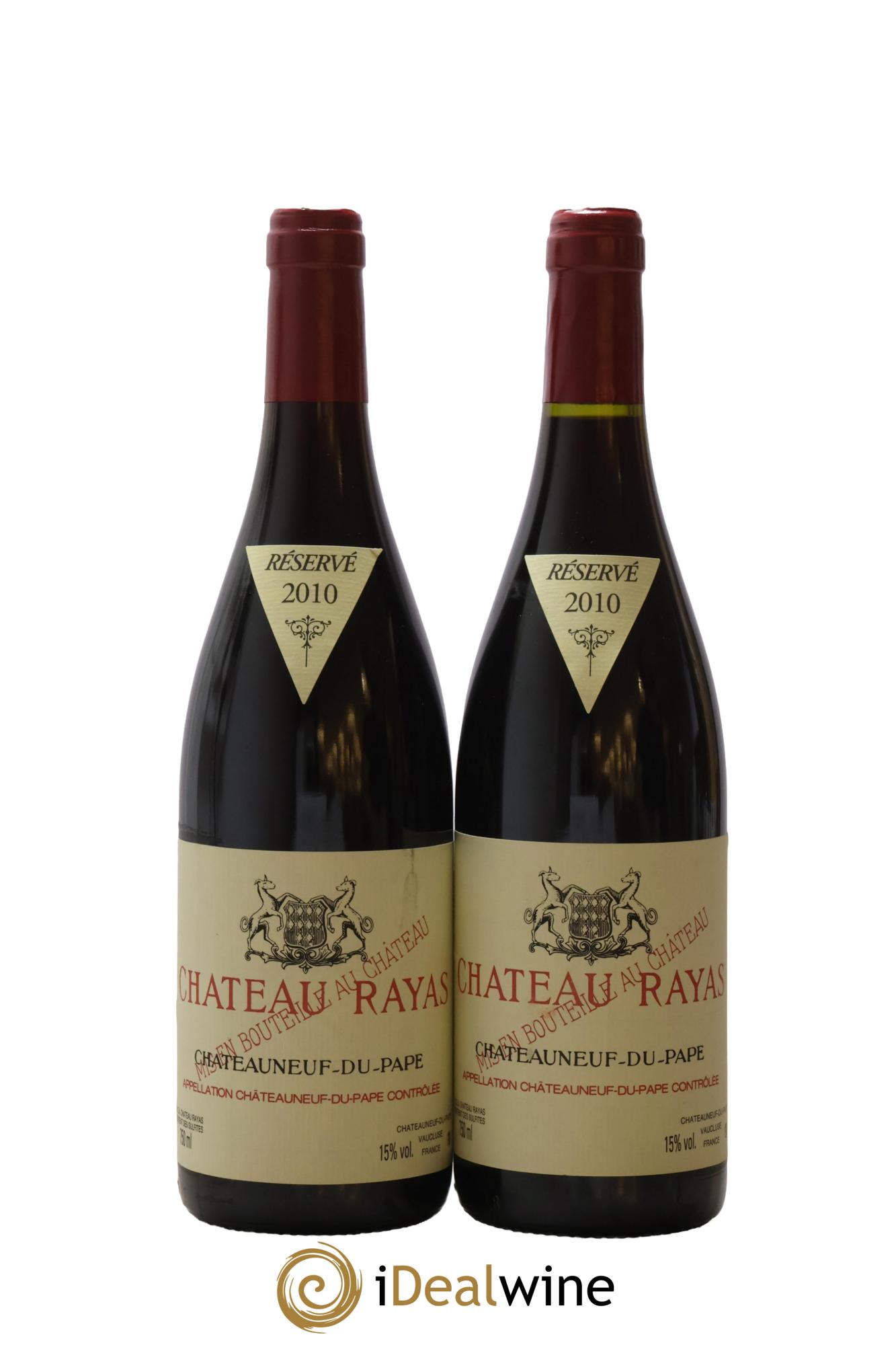 Châteauneuf-du-Pape Château Rayas Emmanuel Reynaud 2010 - Lot de 2 bouteilles - 0