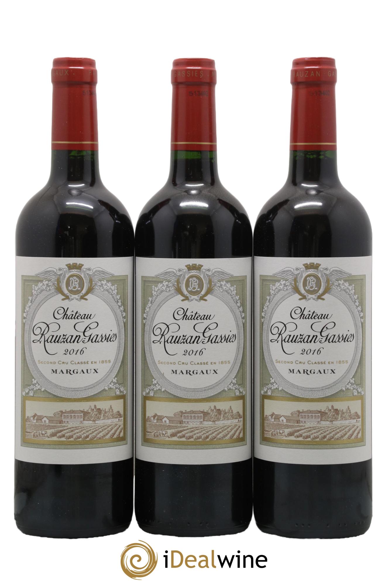 Château Rauzan-Gassies 2ème Grand Cru Classé 2016 - Lotto di 6 bottiglie - 2