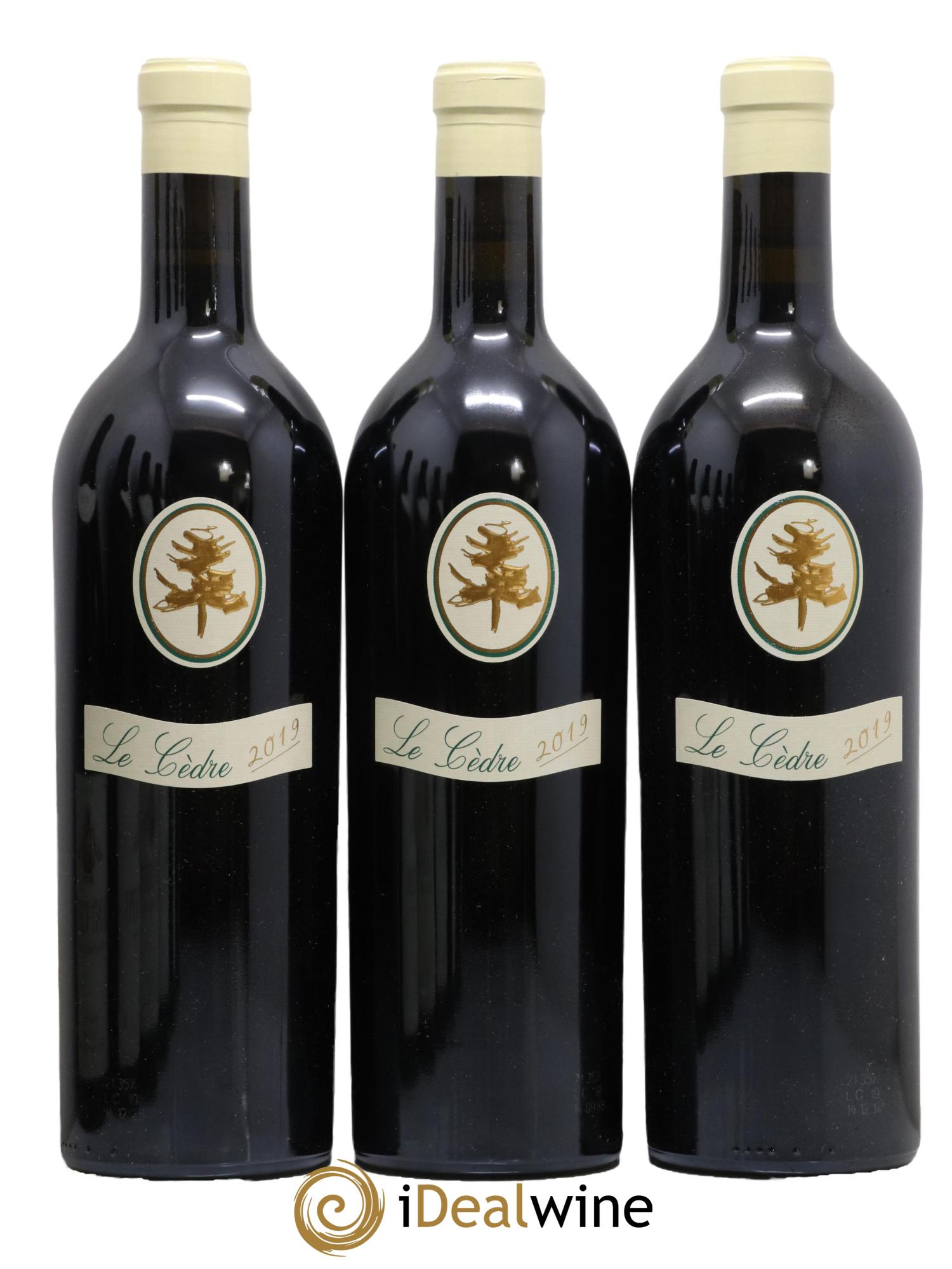 Cahors Château du Cèdre Cuvée Le Cèdre Pascal et Jean-Marc Verhaeghe 2019 - Posten von 3 Flaschen - 0