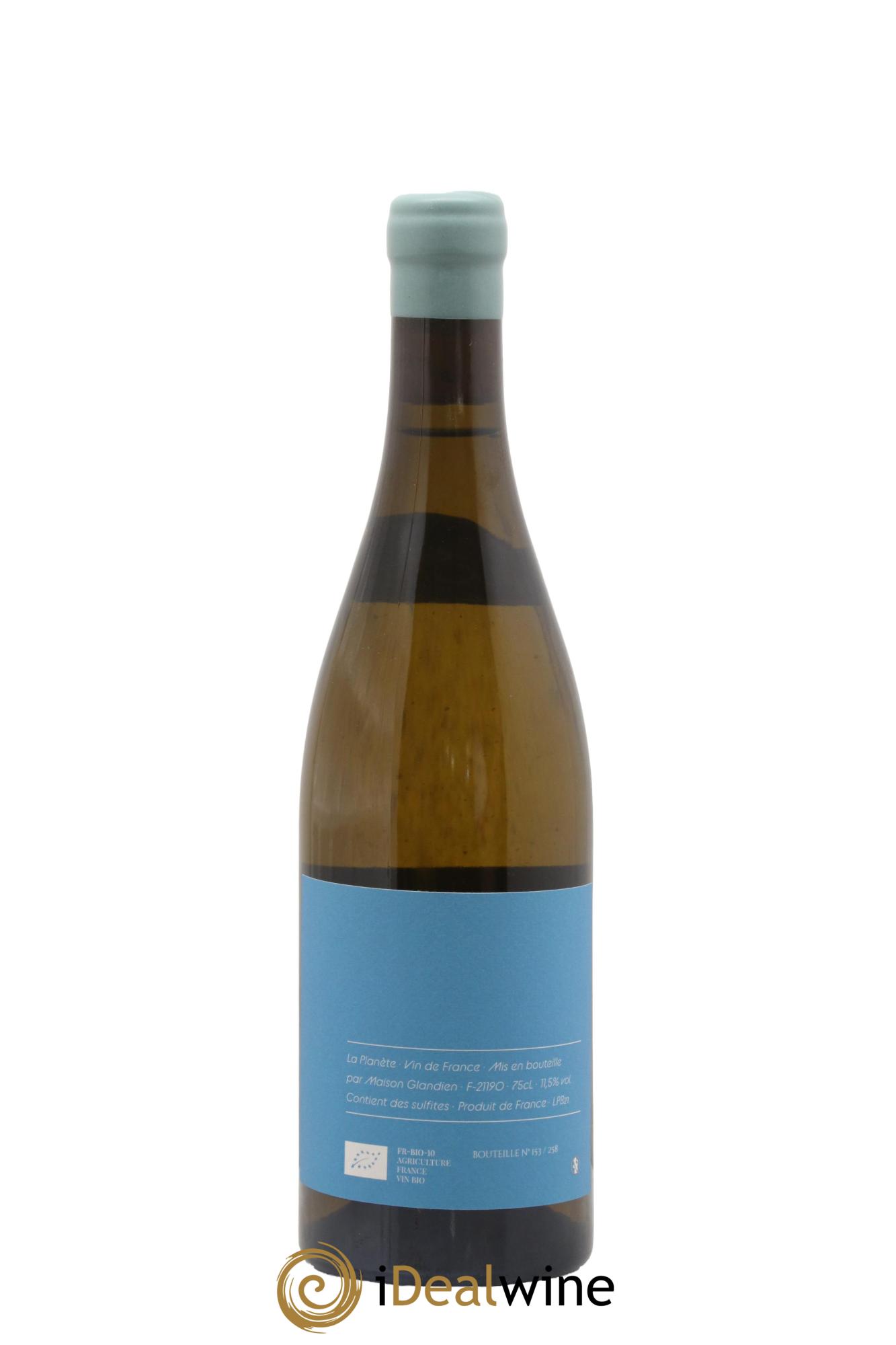 Vin de France La Planète Blanc Maison Glandien 2021 - Lot de 1 bouteille - 1