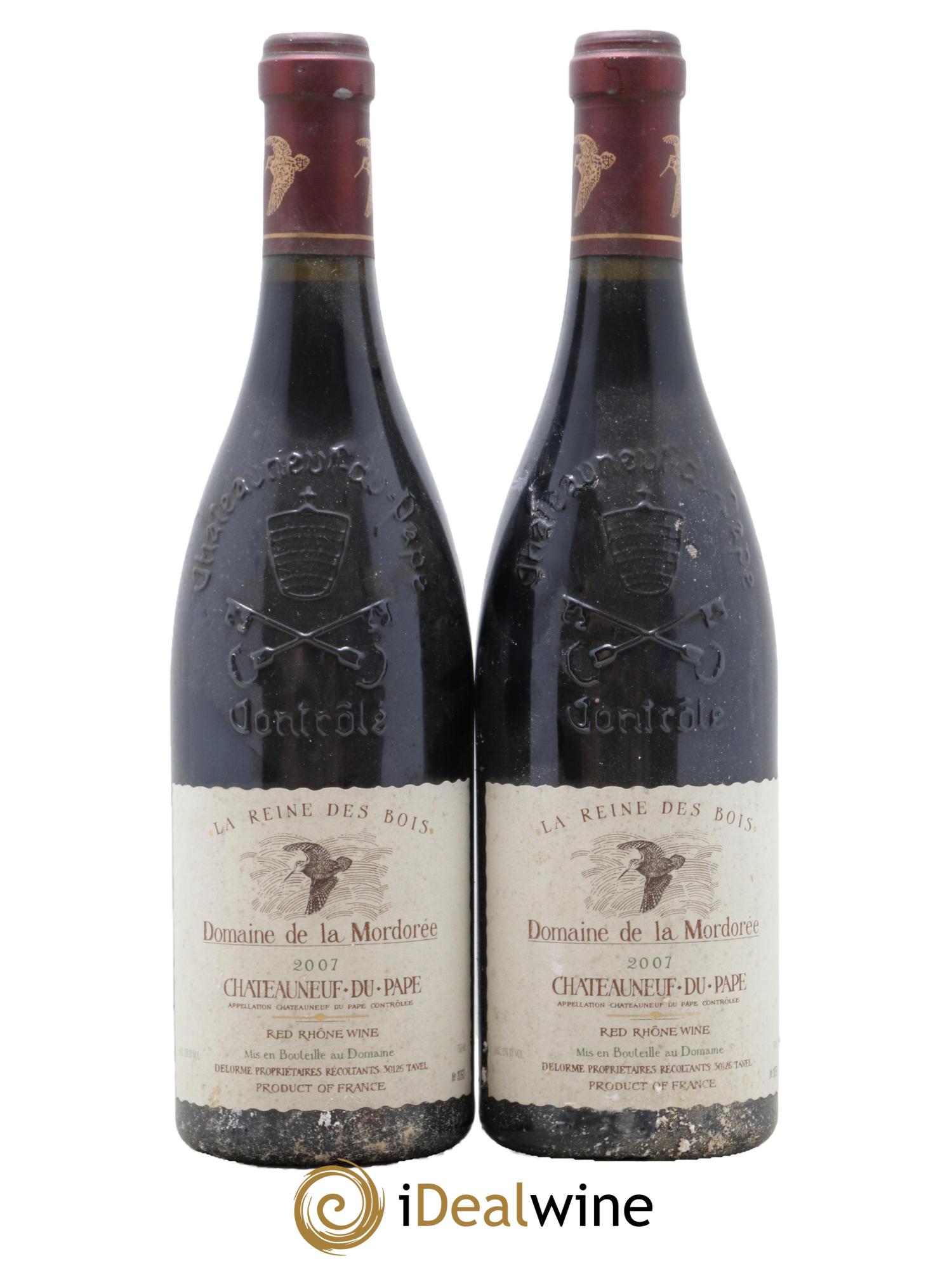 Châteauneuf-du-Pape Cuvée de la Reine des Bois La Mordorée (Domaine de) 2007 - Posten von 2 Flaschen - 0